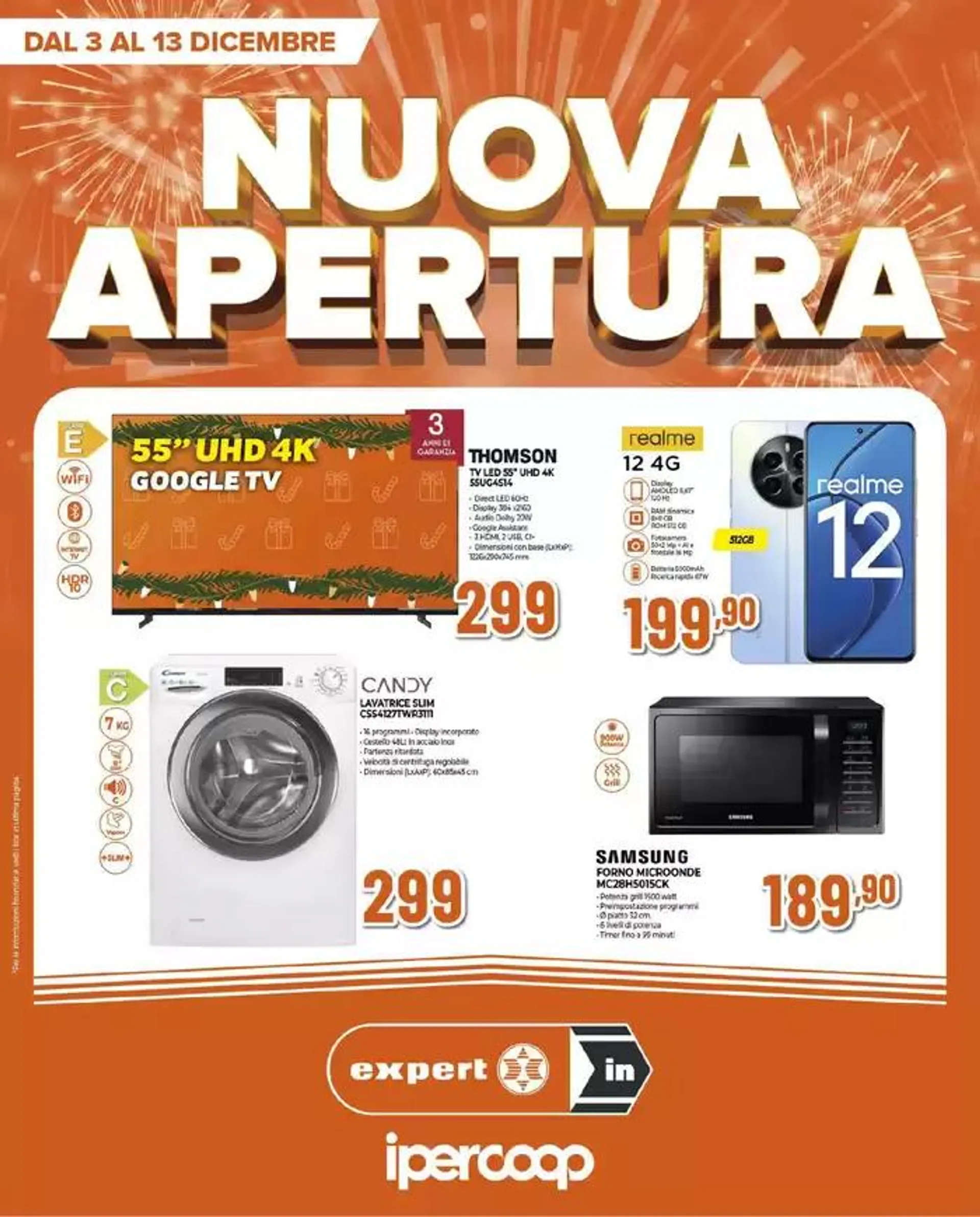 Nuova Apertura - Orange Christmas da 3 dicembre a 13 dicembre di 2024 - Pagina del volantino 1