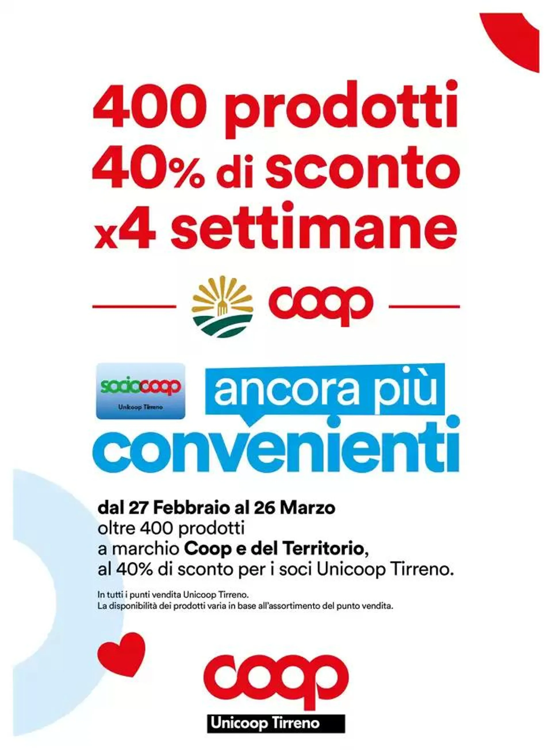 40% di sconto x4 settimane - 1