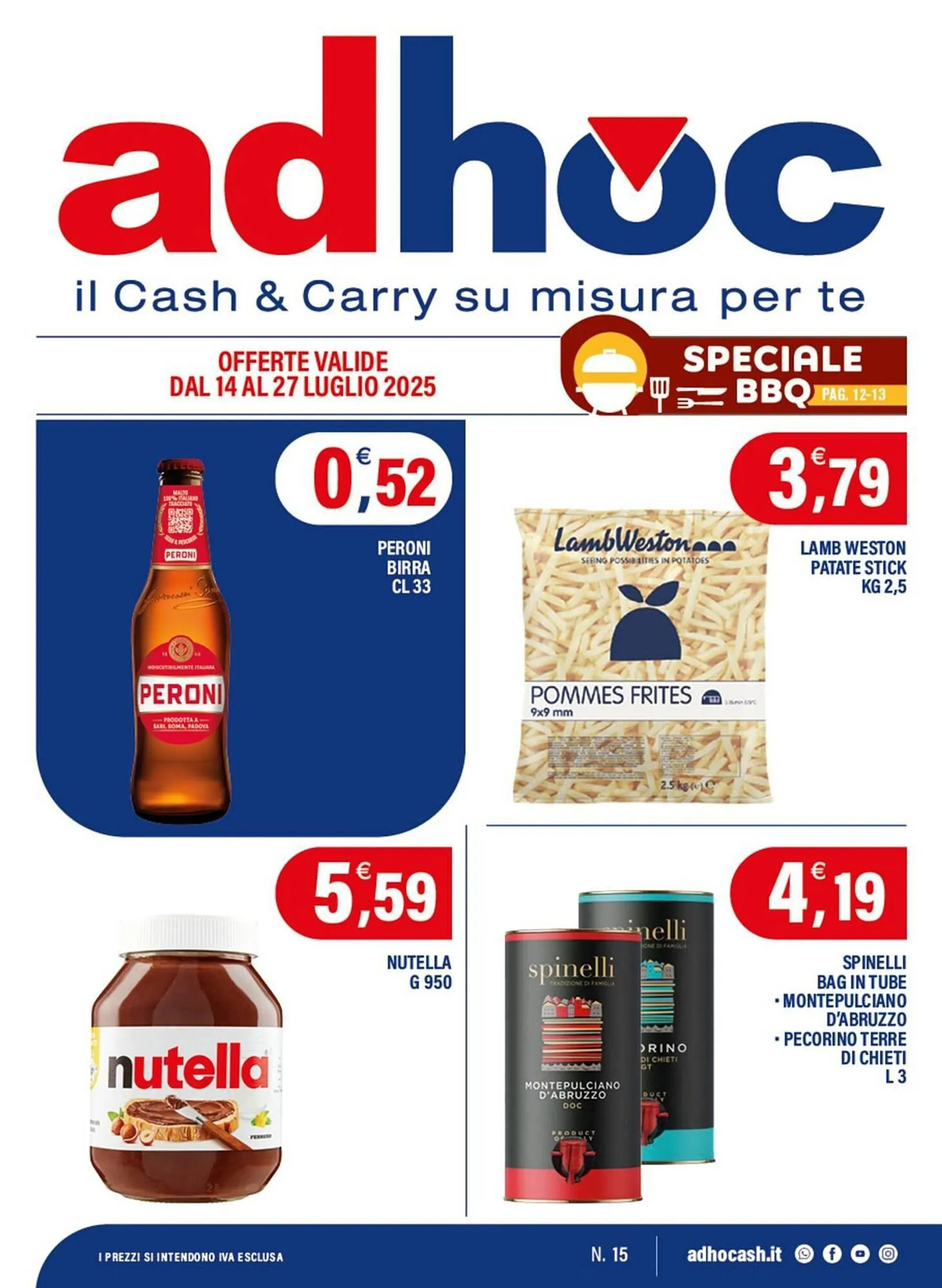 Volantino Adhoc da 15 luglio a 27 luglio di 2025 - Pagina del volantino 1