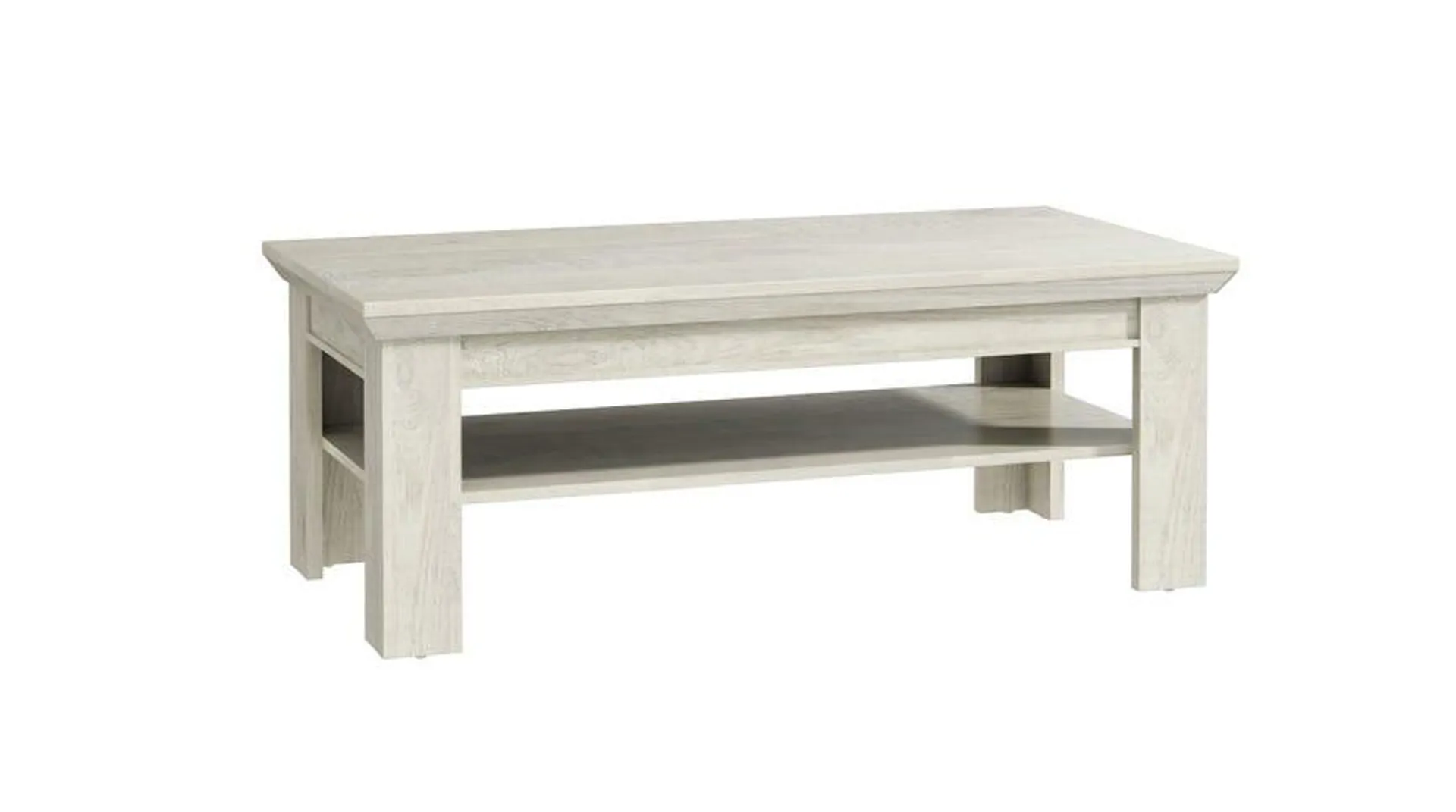 Nizza tavolino salotto in laminato bianco