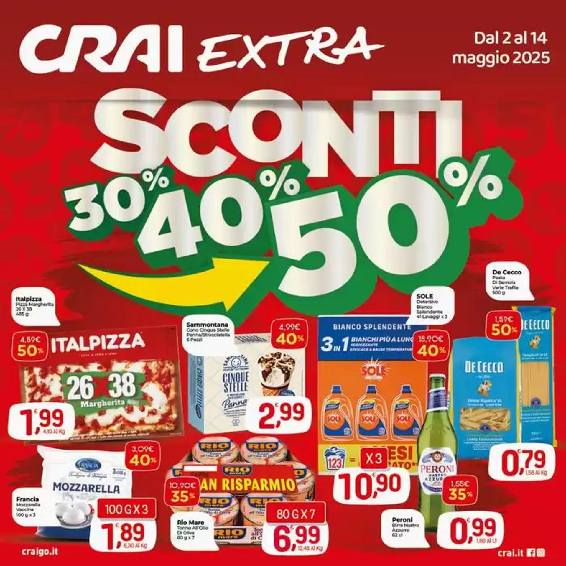 Sconti 30-40-50 % da 2 maggio a 14 maggio di 2025 - Pagina del volantino 1