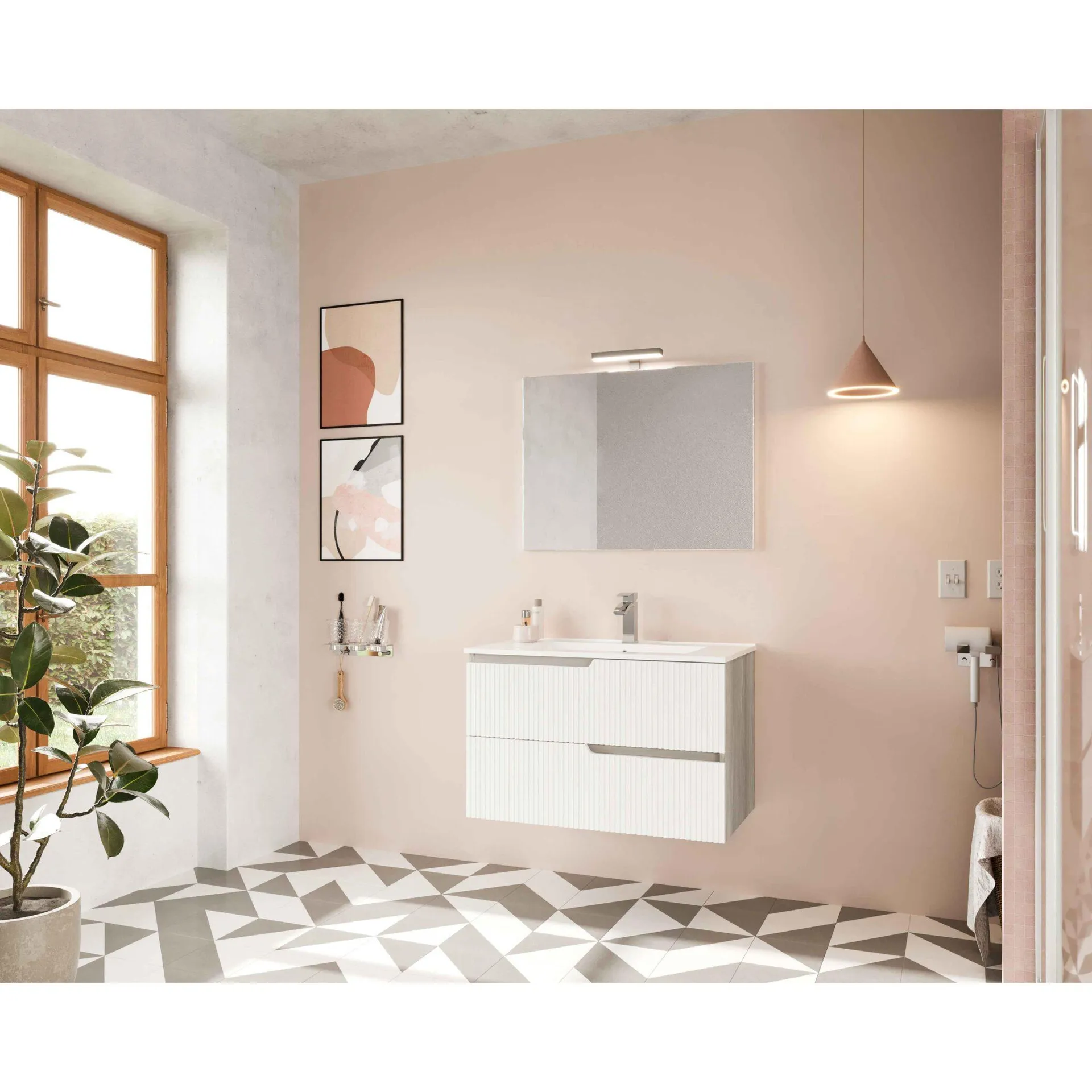 Composizione bagno Porto 80 cm