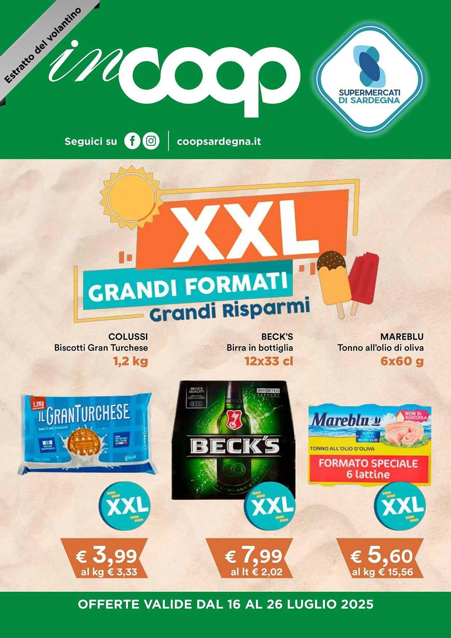 Volantino In Coop da 16 luglio a 26 luglio di 2025 - Pagina del volantino 1