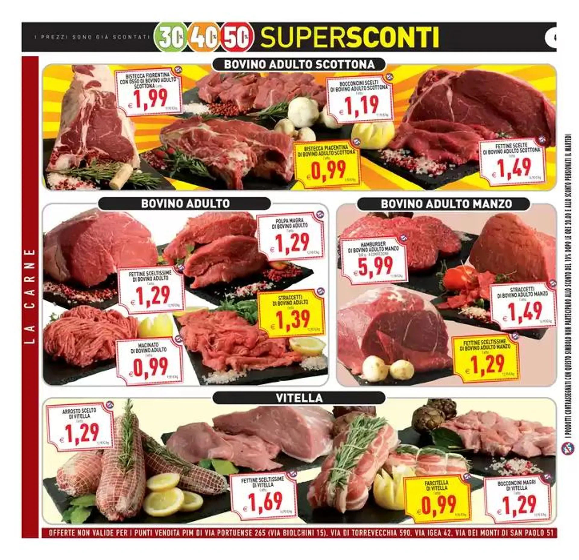 Super sconti 30 40 50% da 23 ottobre a 31 ottobre di 2024 - Pagina del volantino 4