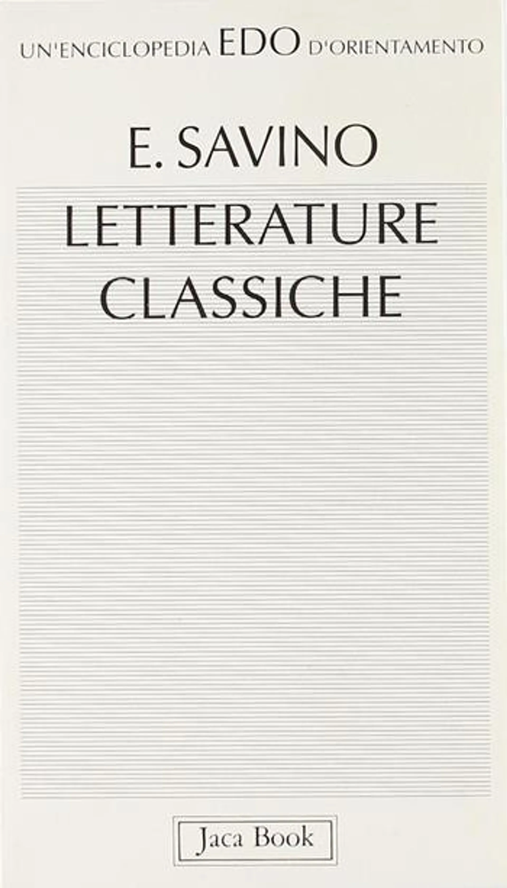 Letterature classiche