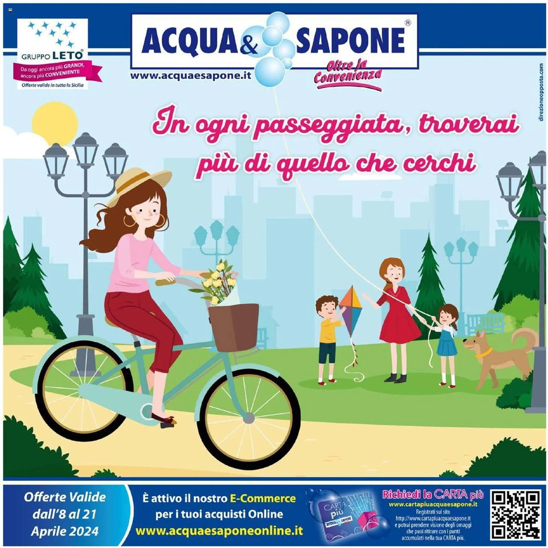 Volantino Acqua & Sapone da 8 aprile a 21 aprile di 2024 - Pagina del volantino 1