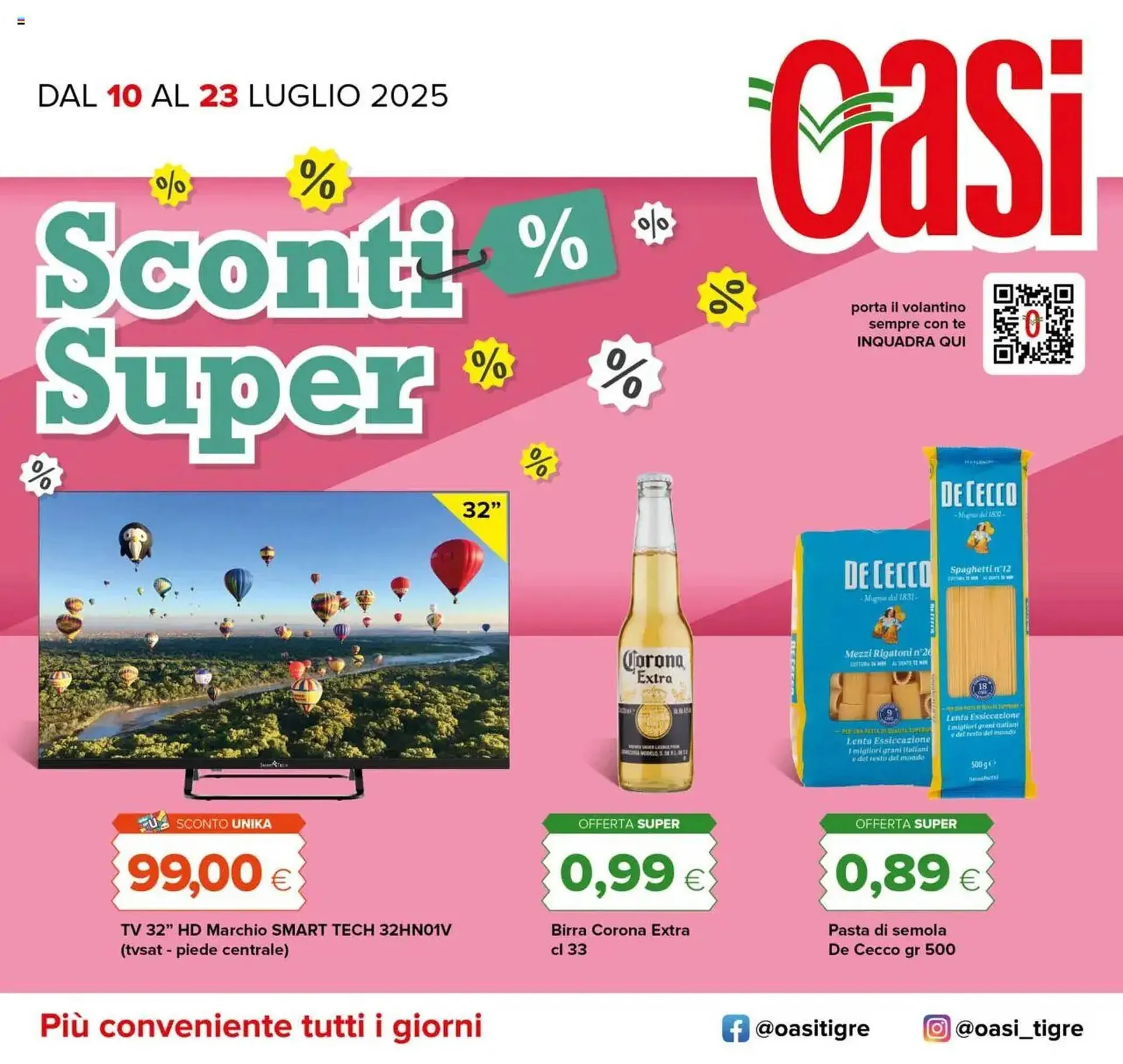 Volantino Oasi da 10 luglio a 23 luglio di 2025 - Pagina del volantino 1
