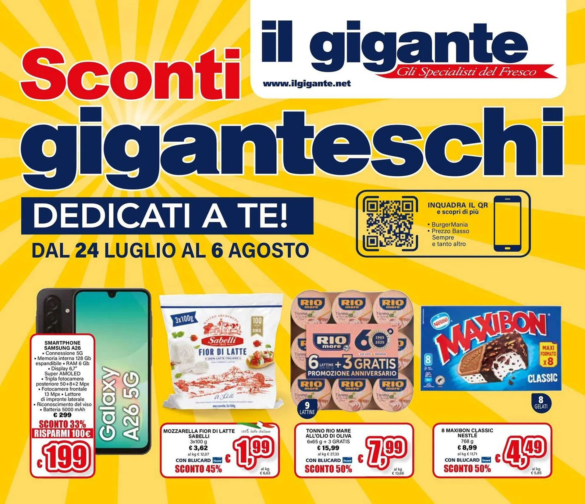 Volantino Il Gigante da 24 luglio a 6 agosto di 2025 - Pagina del volantino 1