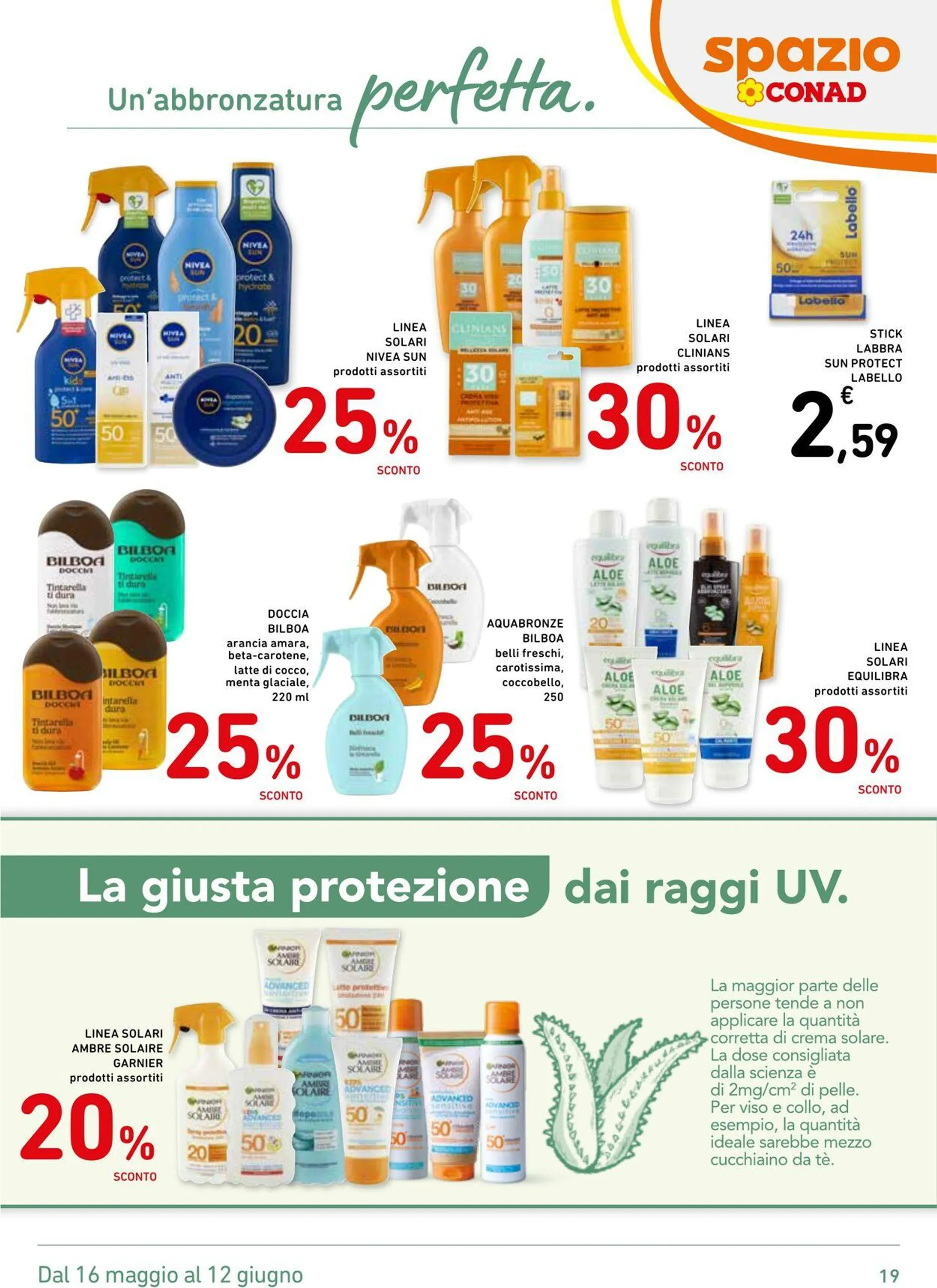 Conad - Spazio - Milano Volantino attuale da 16 maggio a 12 giugno di 2025 - Pagina del volantino 19
