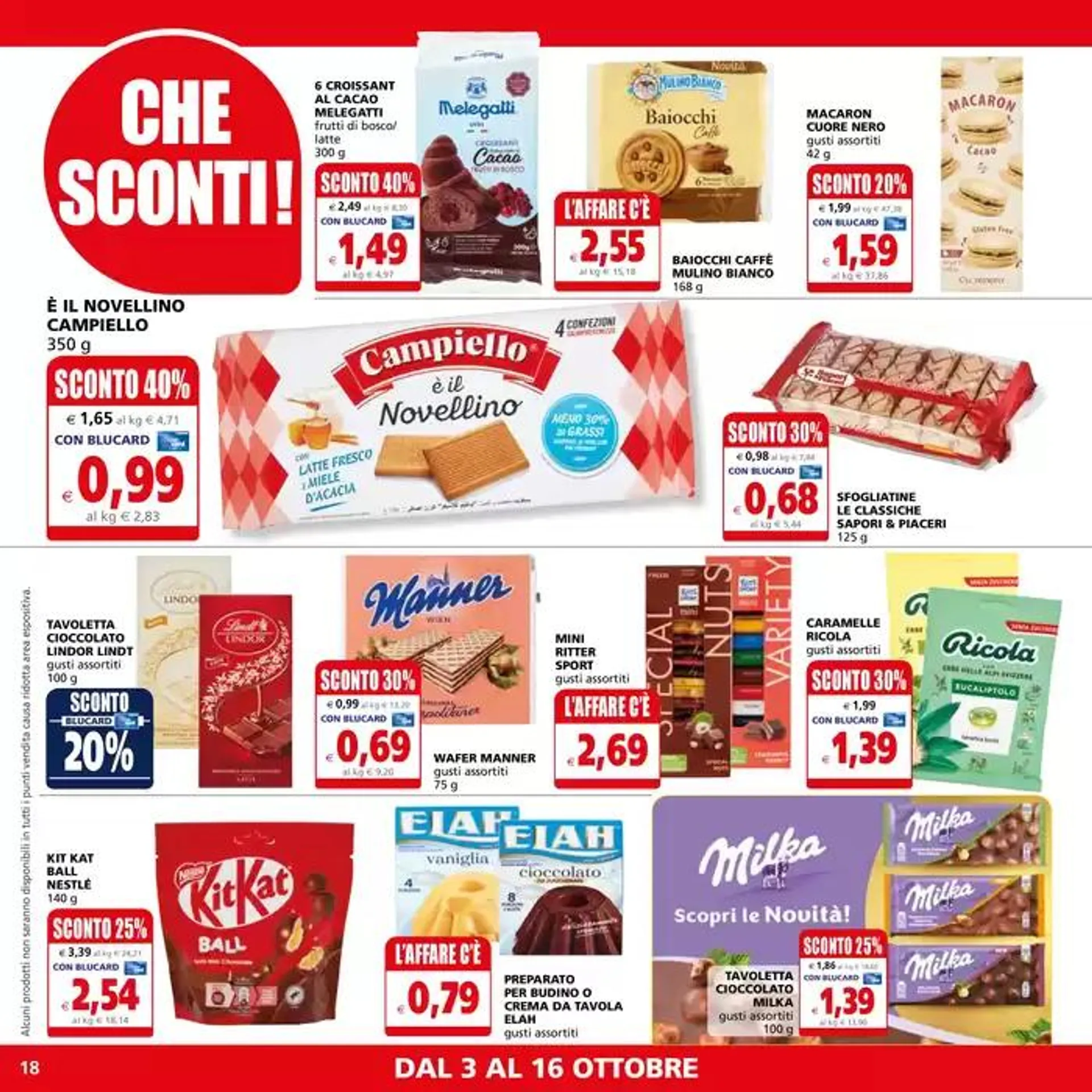 Sconti giganteschi da 3 ottobre a 16 ottobre di 2024 - Pagina del volantino 18