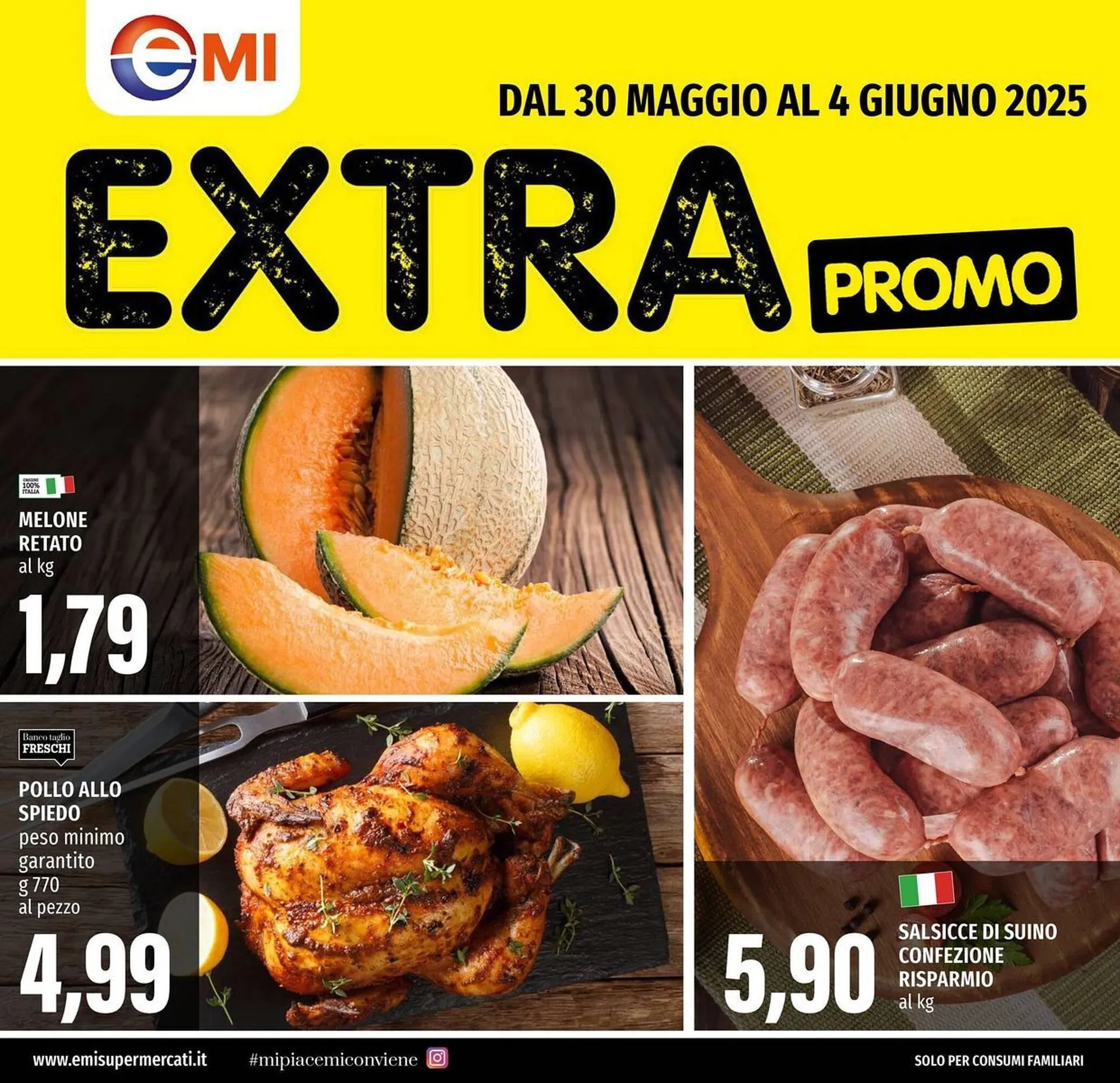 Volantino Emi Supermercati da 30 maggio a 4 giugno di 2025 - Pagina del volantino 1