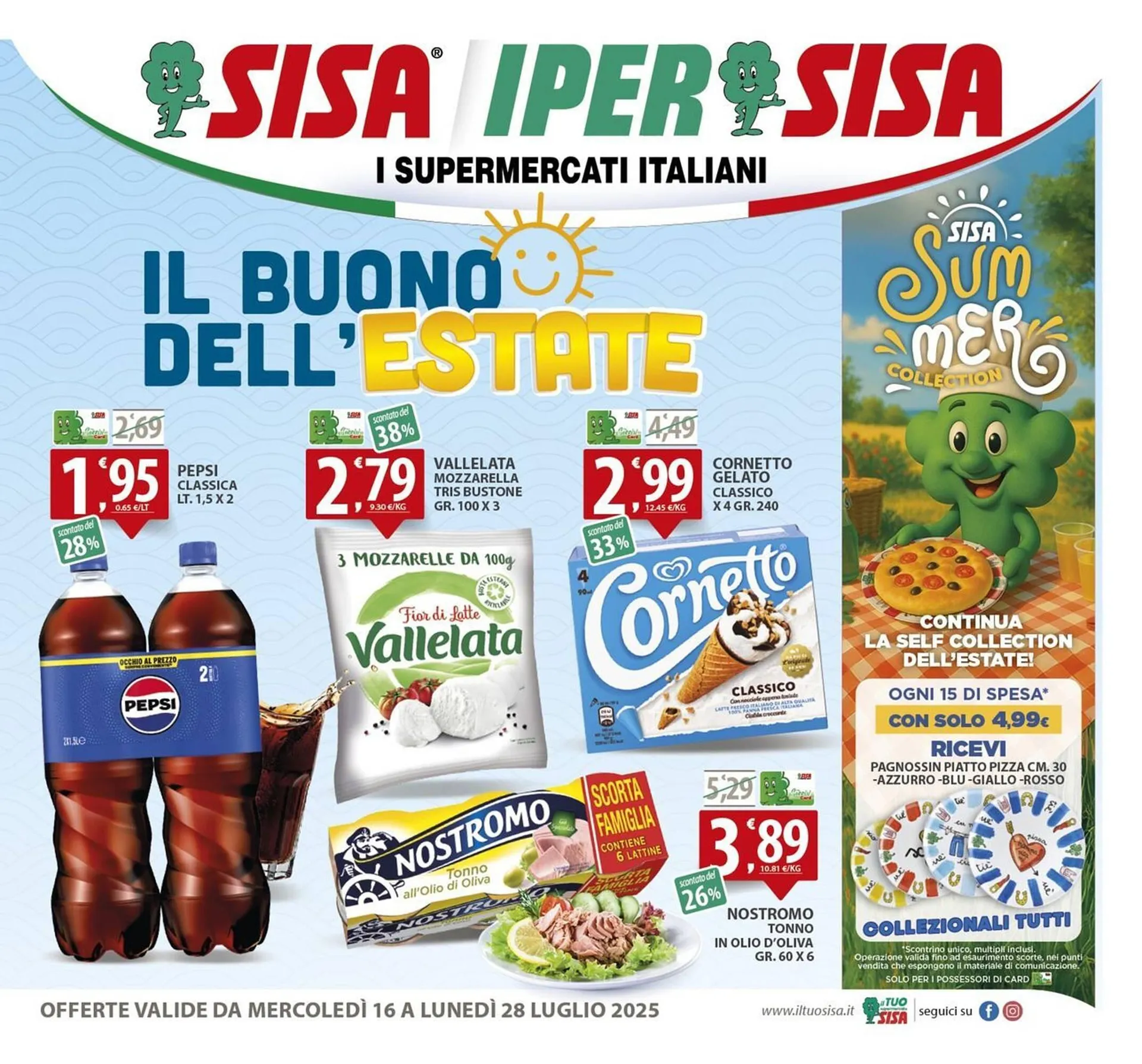 Volantino Sisa da 16 luglio a 28 luglio di 2025 - Pagina del volantino 1