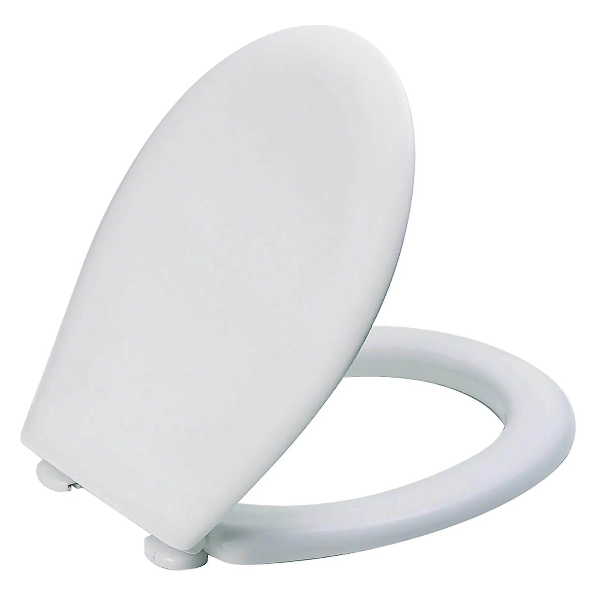 Sedile wc serie polo new termoindurente bianco cerniere pvc