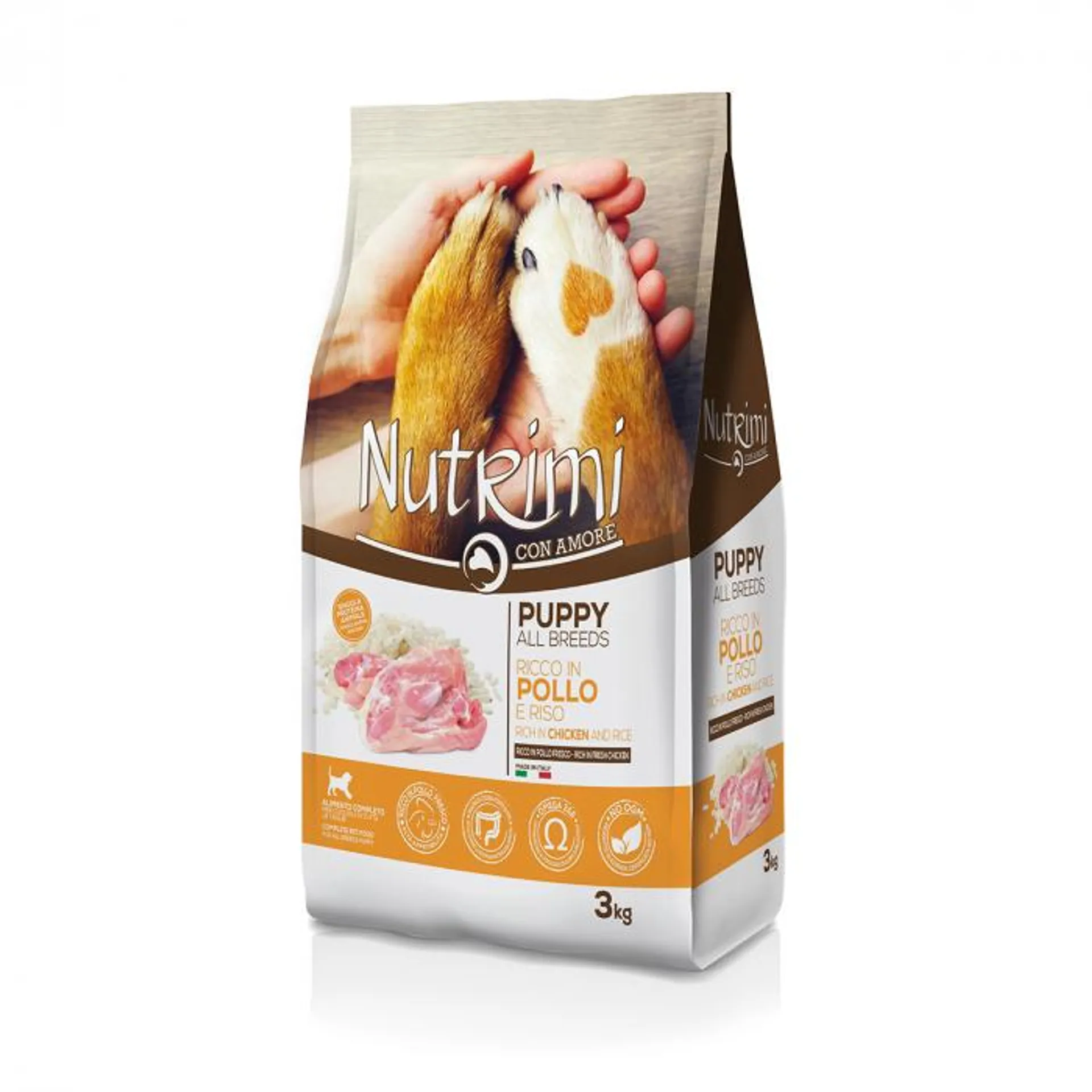 Nutrimi crocchette per cuccioli al pollo 3 kg