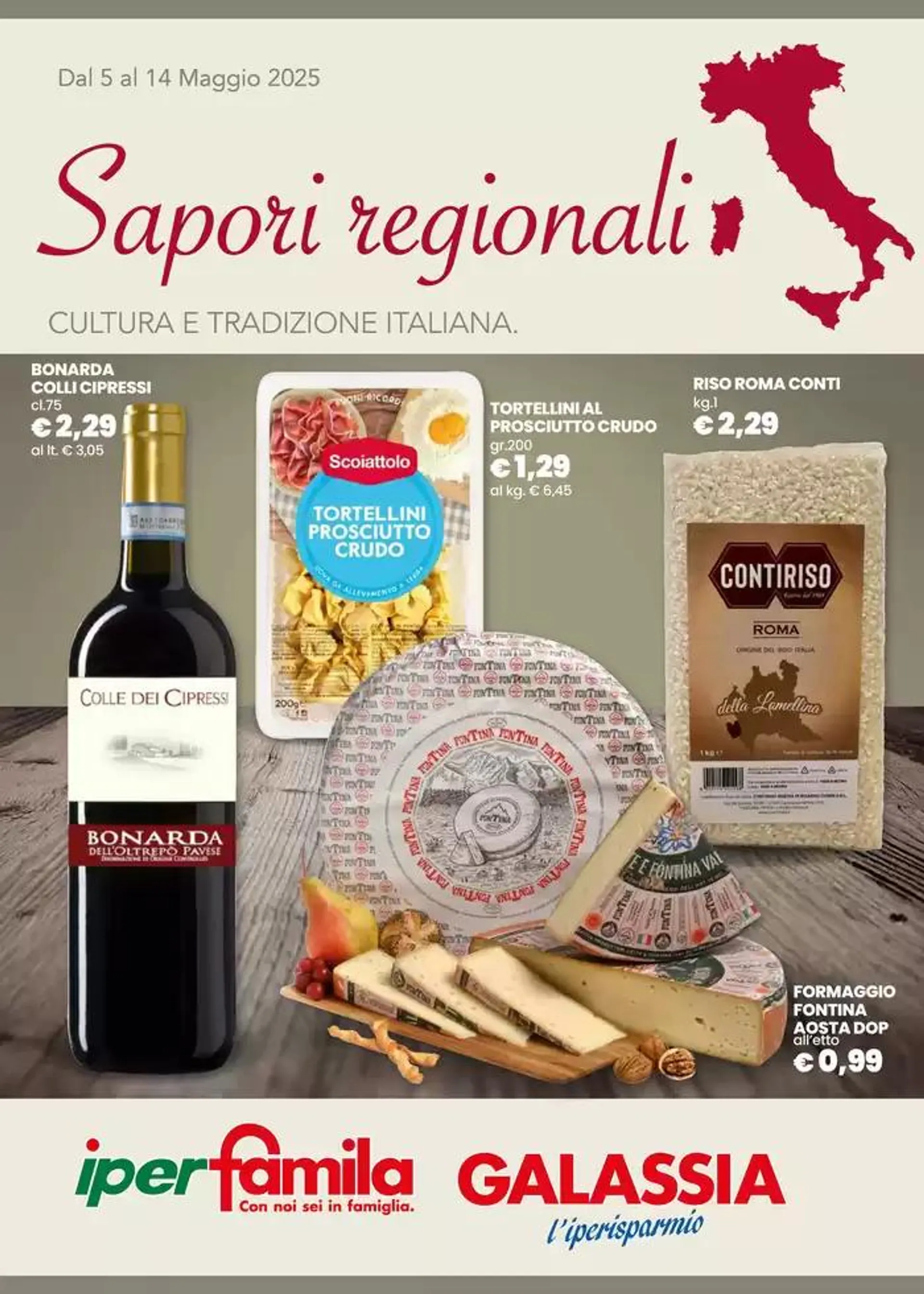 Sapori regionali  da 5 maggio a 14 maggio di 2025 - Pagina del volantino 1