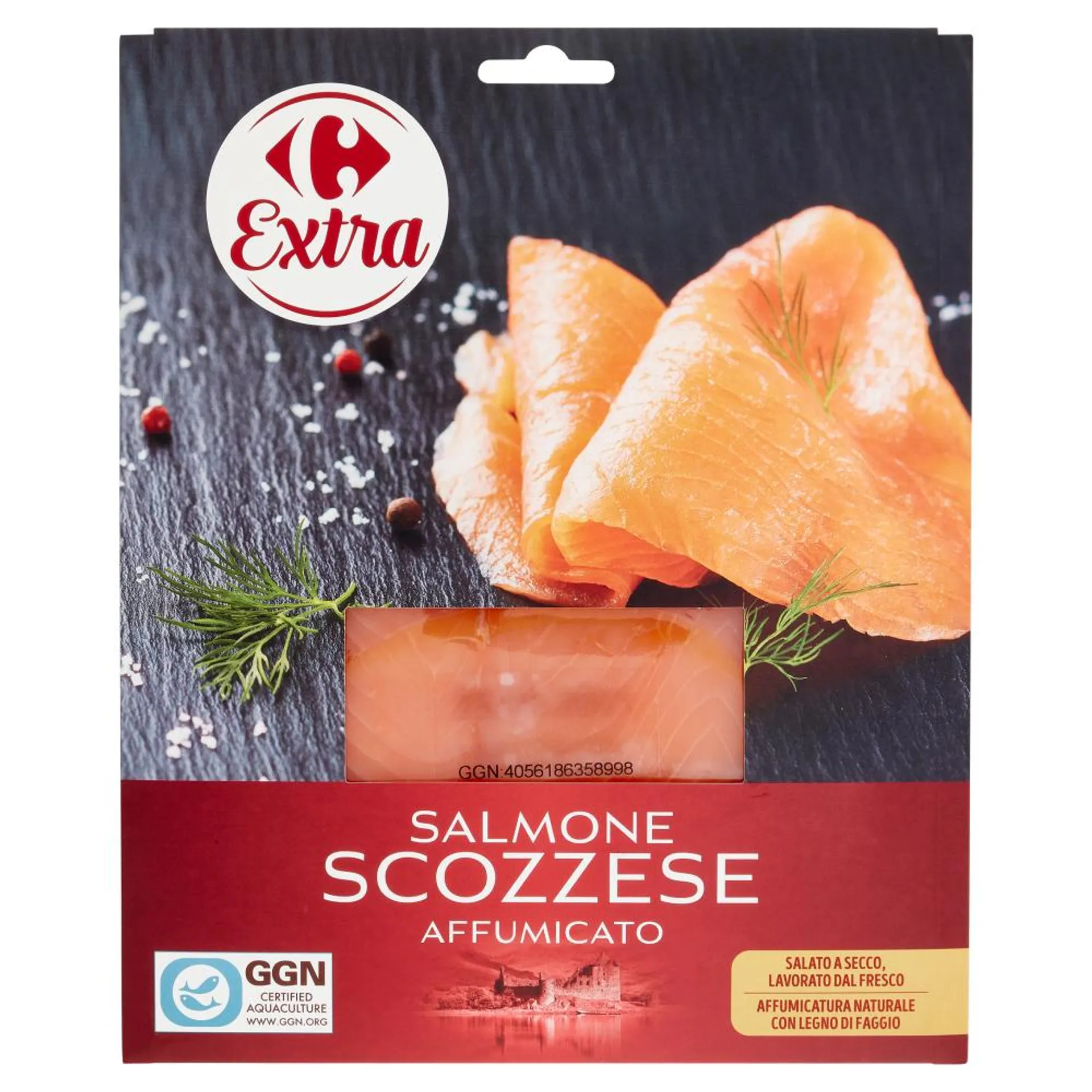 Carrefour Extra Salmone Scozzese Affumicato 100 g