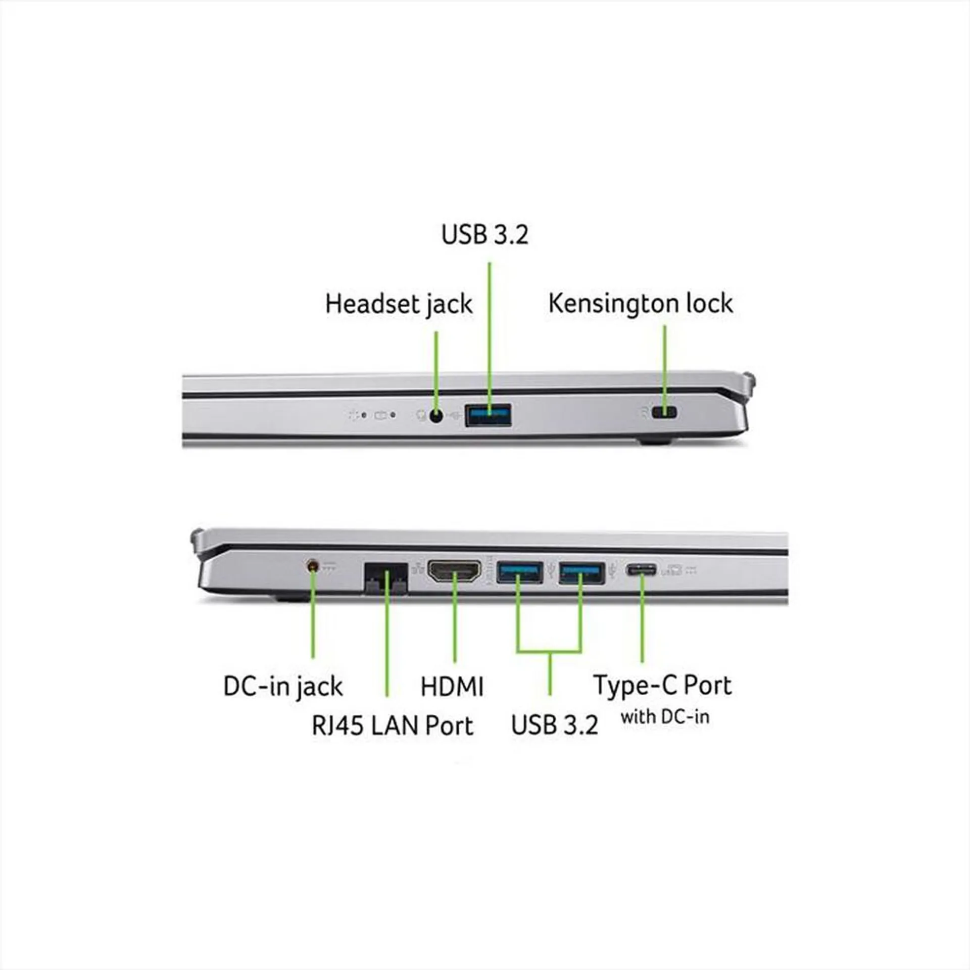 ACER - Notebook ASPIRE 3 15 A315-44P-R52T-Silver