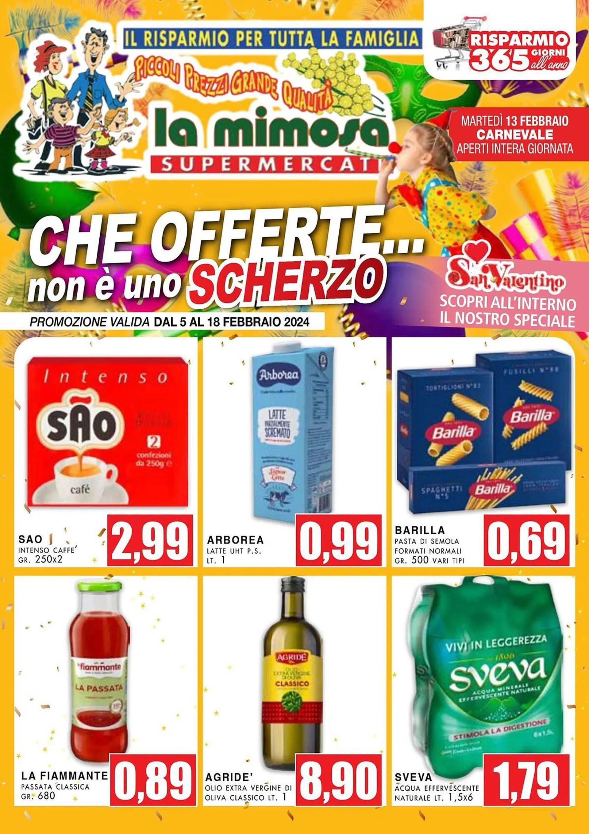 Volantino La Mimosa Supermercati da 5 febbraio a 18 febbraio di 2024 - Pagina del volantino 