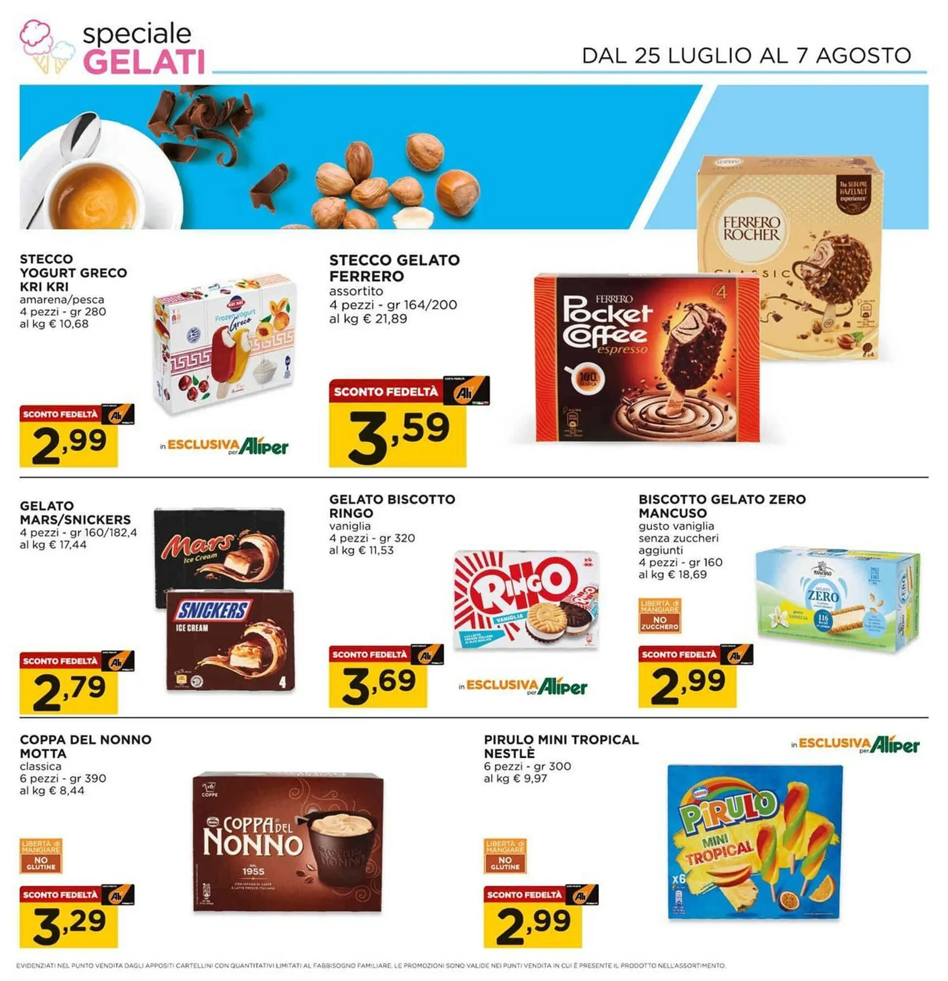 Volantino Alì Supermercati da 25 luglio a 7 agosto di 2024 - Pagina del volantino 17