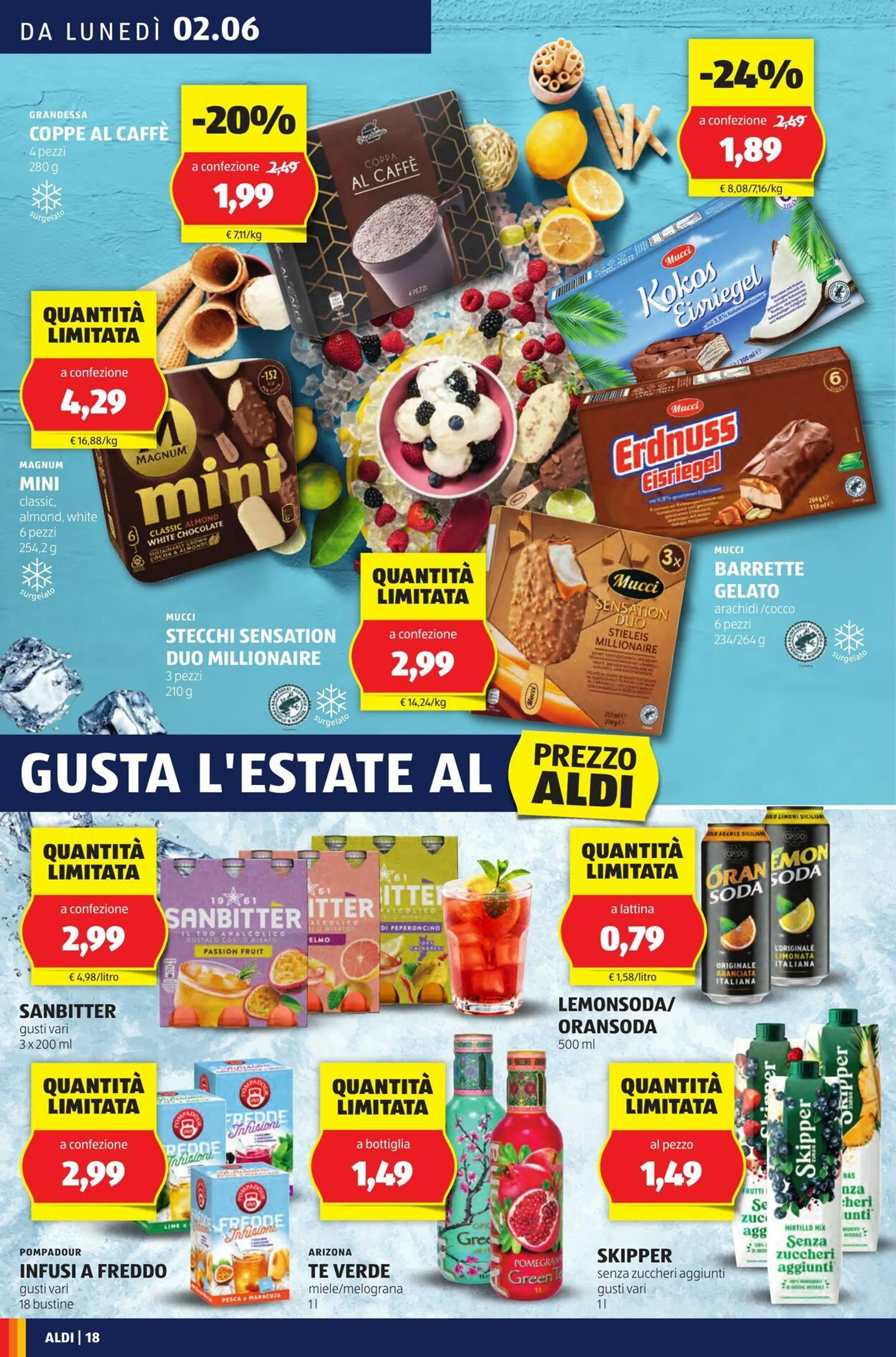 Aldi Volantino attuale da 2 giugno a 8 giugno di 2025 - Pagina del volantino 18