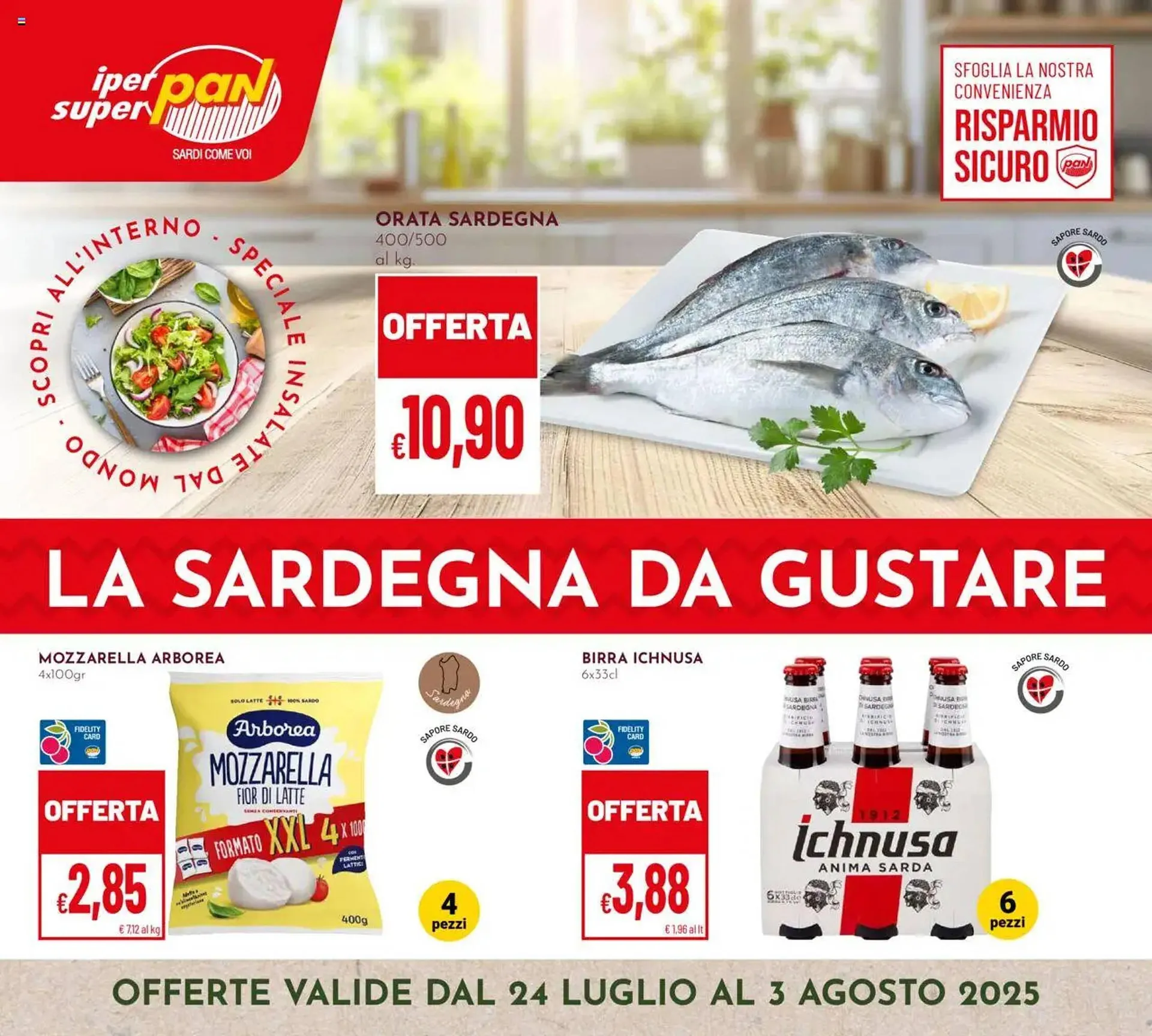 Volantino Pan da 24 luglio a 3 agosto di 2025 - Pagina del volantino 1