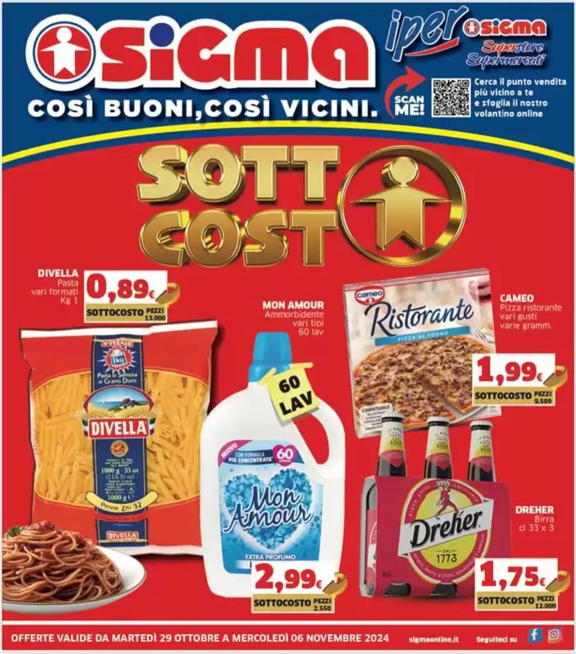 Sottocosto  da 29 ottobre a 6 novembre di 2024 - Pagina del volantino 1