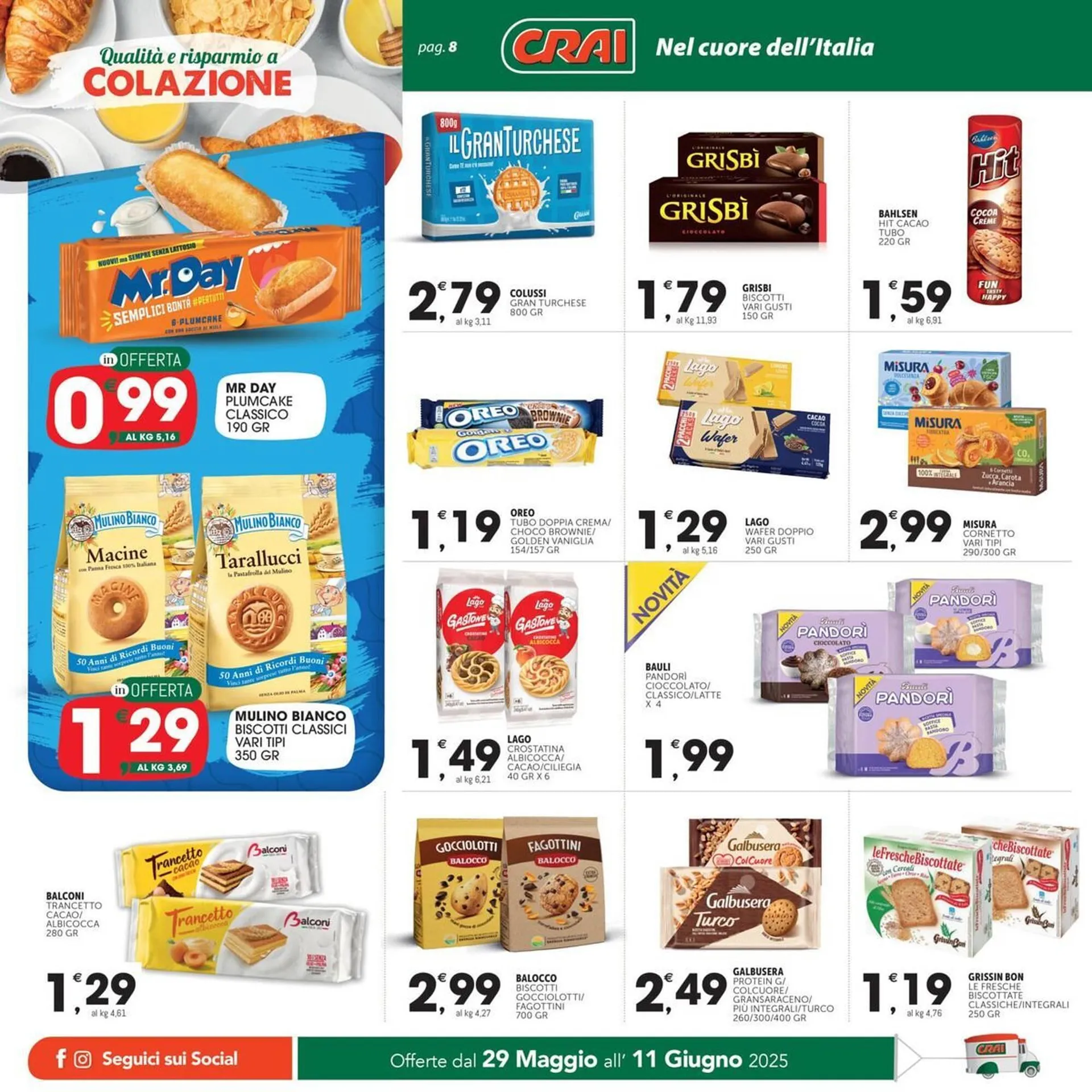 Volantino Crai da 29 maggio a 11 giugno di 2025 - Pagina del volantino 8