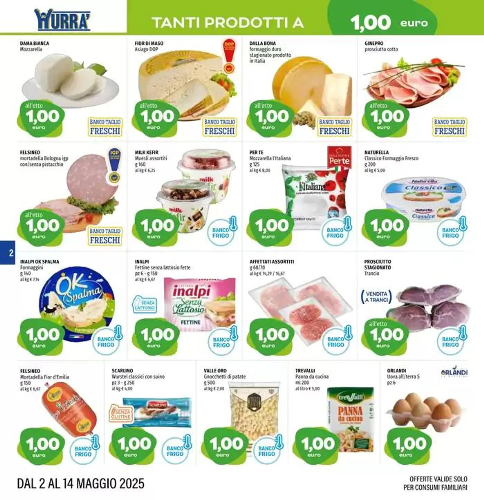 Tanti prodotti a 1.00 1.50 2.00 - 1