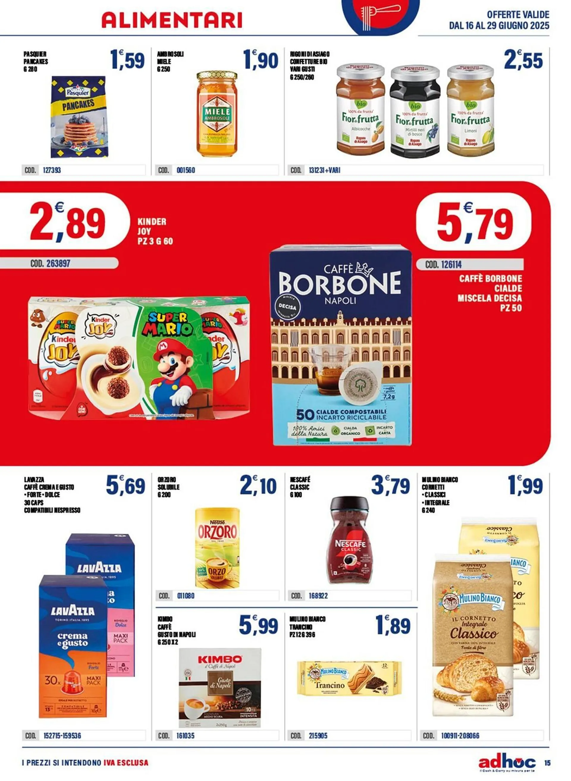 Volantino Adhoc da 16 giugno a 29 giugno di 2025 - Pagina del volantino 15