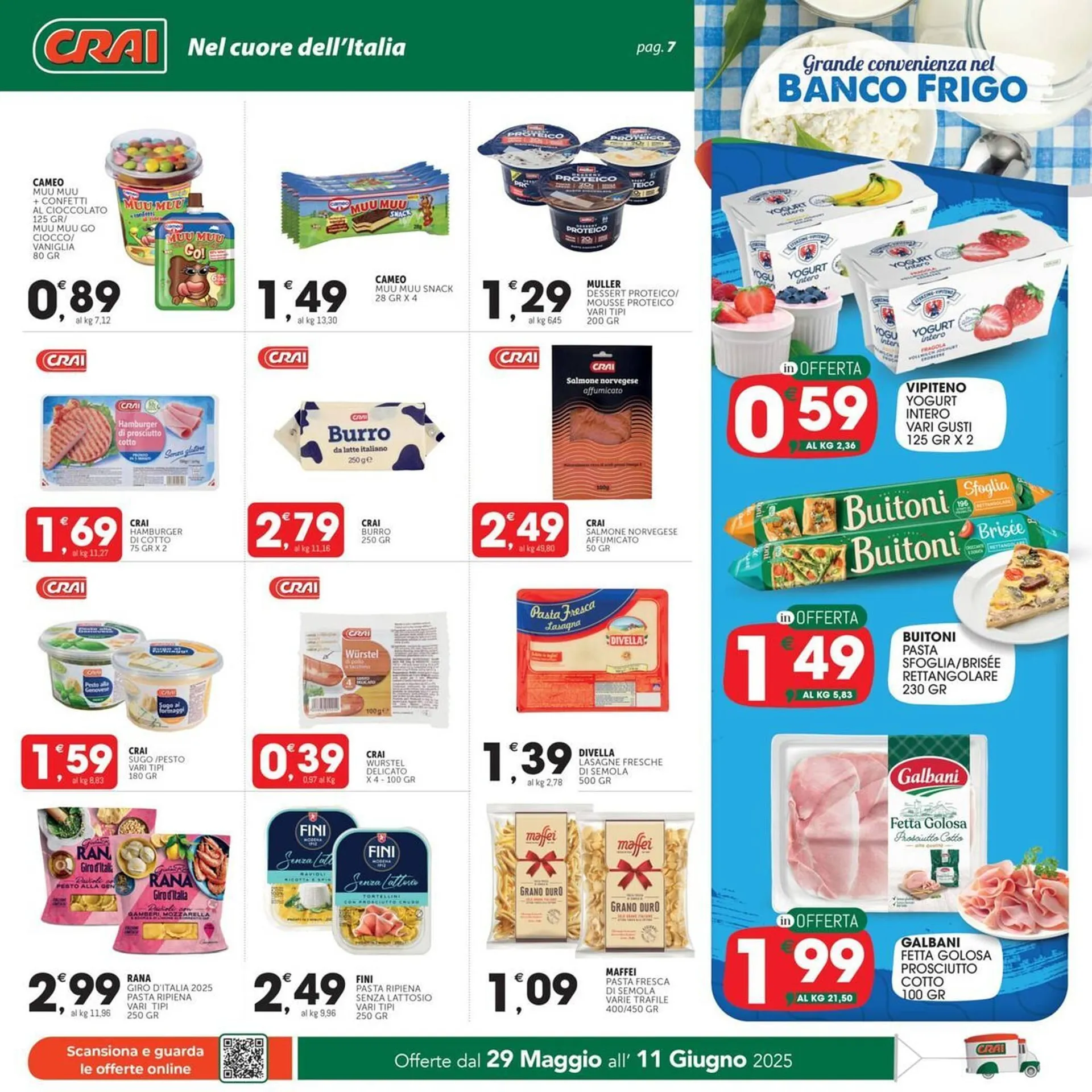Volantino Crai da 29 maggio a 11 giugno di 2025 - Pagina del volantino 7