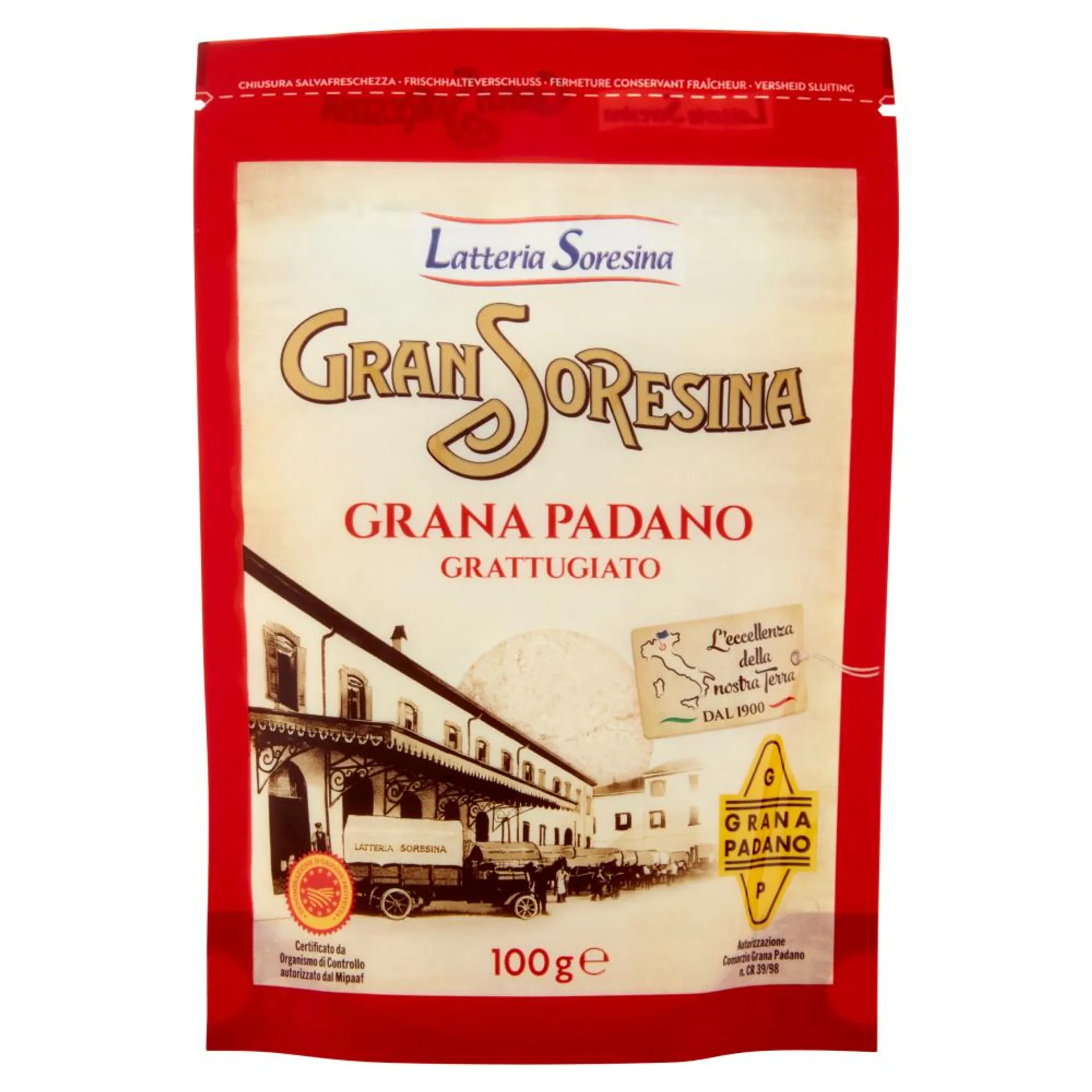 Gran Soresina Grana Padano DOP Grattugiato 100 g