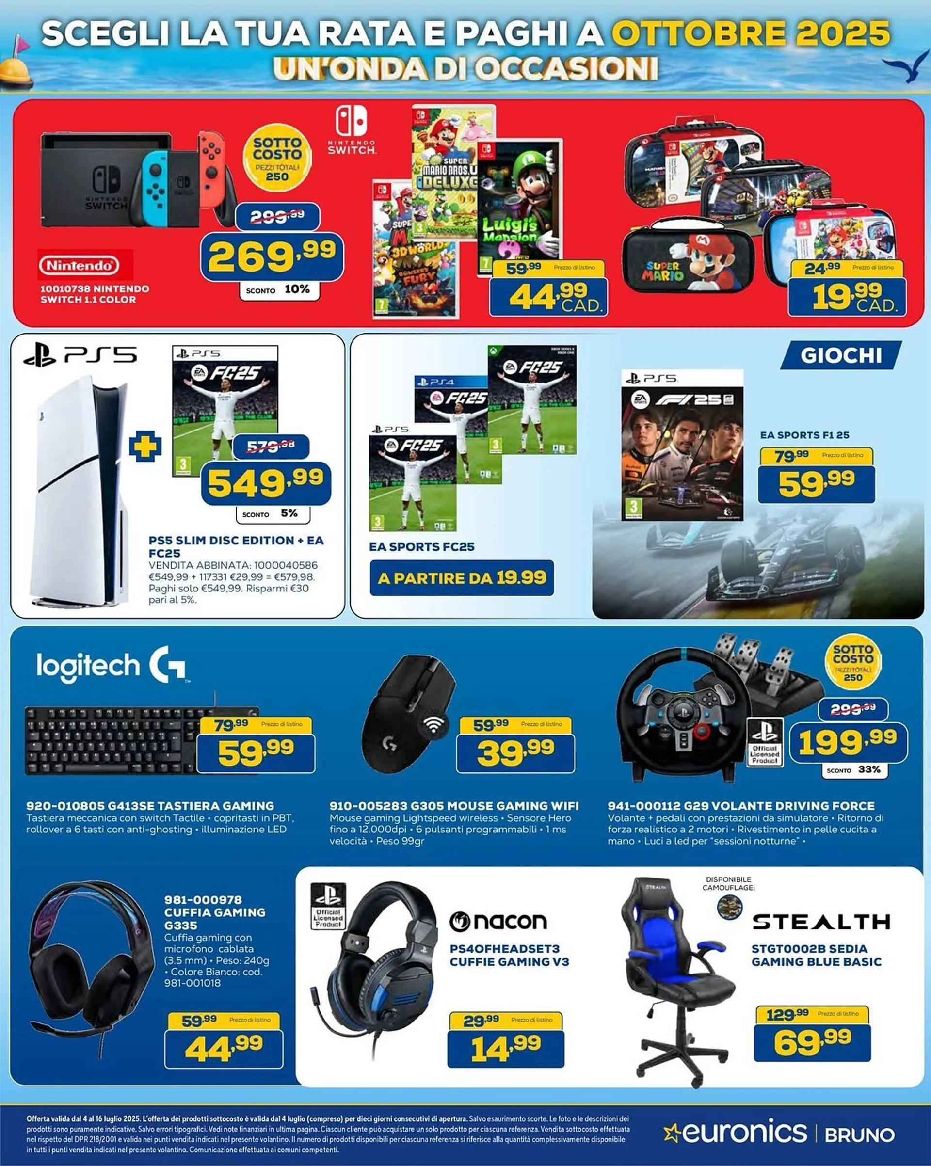 Volantino Euronics da 4 luglio a 16 luglio di 2025 - Pagina del volantino 30