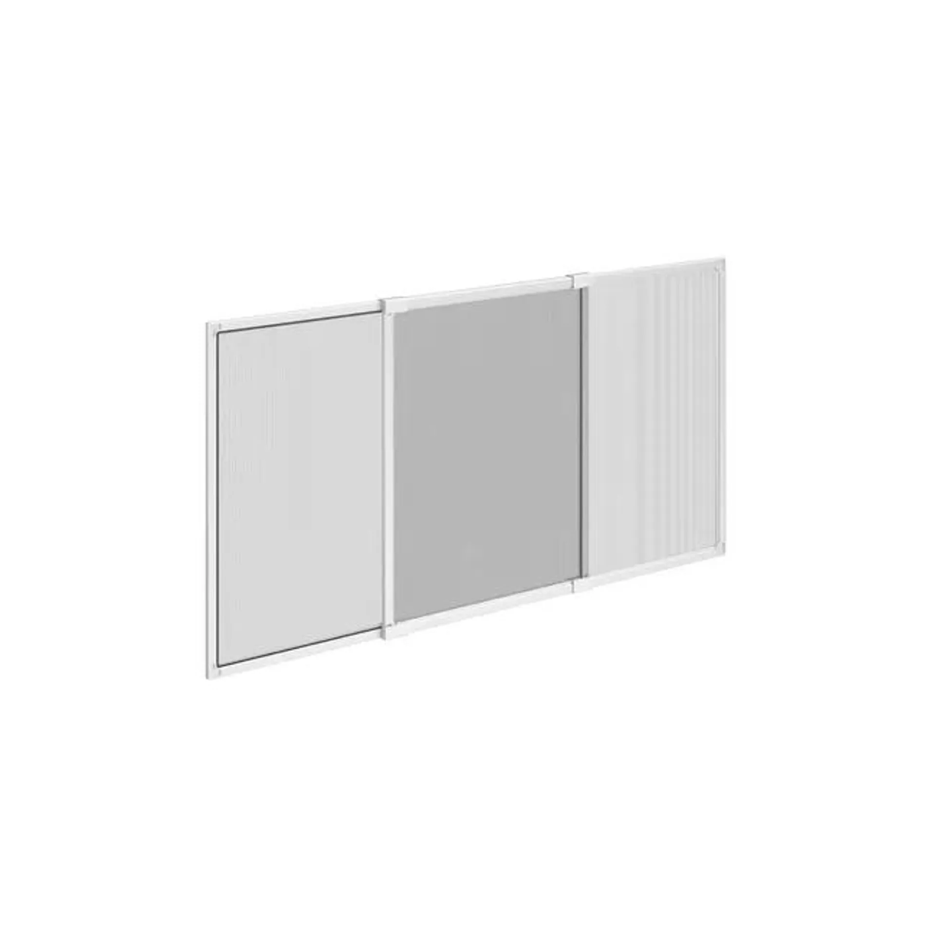 Zanzariera scorrevole Level ISOXA larghezza regolabile da 70 x H 50 cm bianco