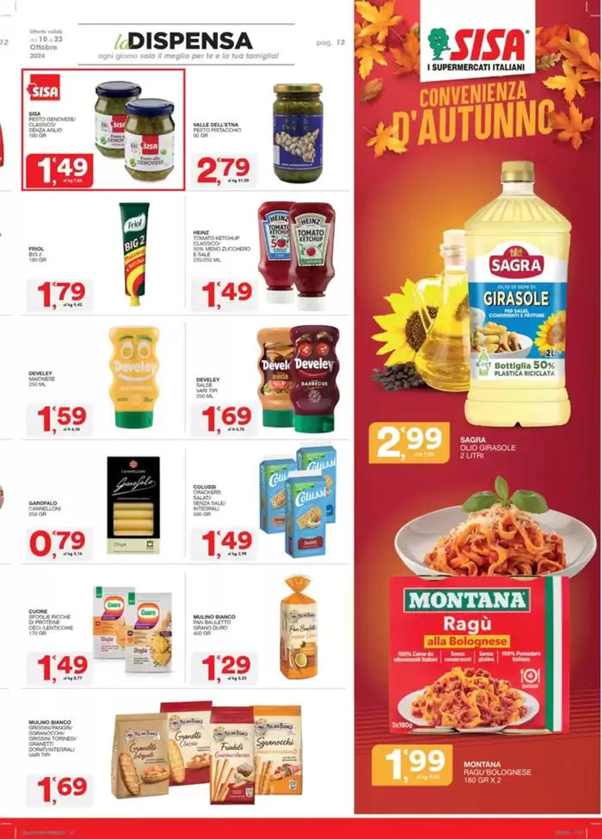 Convenienza d'autunno da 10 ottobre a 23 ottobre di 2024 - Pagina del volantino 13