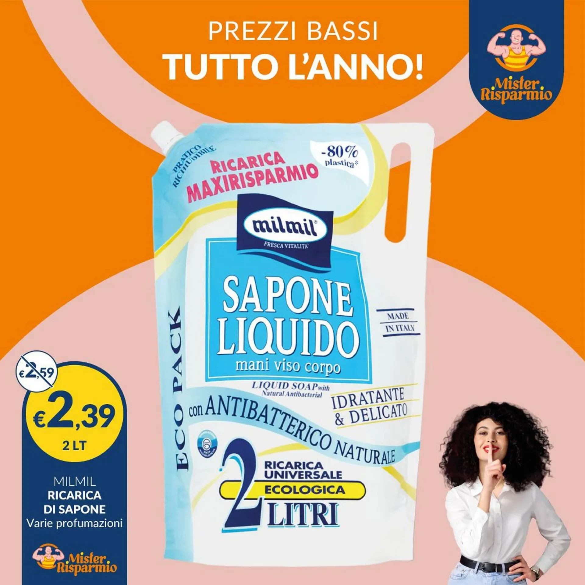 Volantino Mister Risparmio da 25 settembre a 2 ottobre di 2024 - Pagina del volantino 2