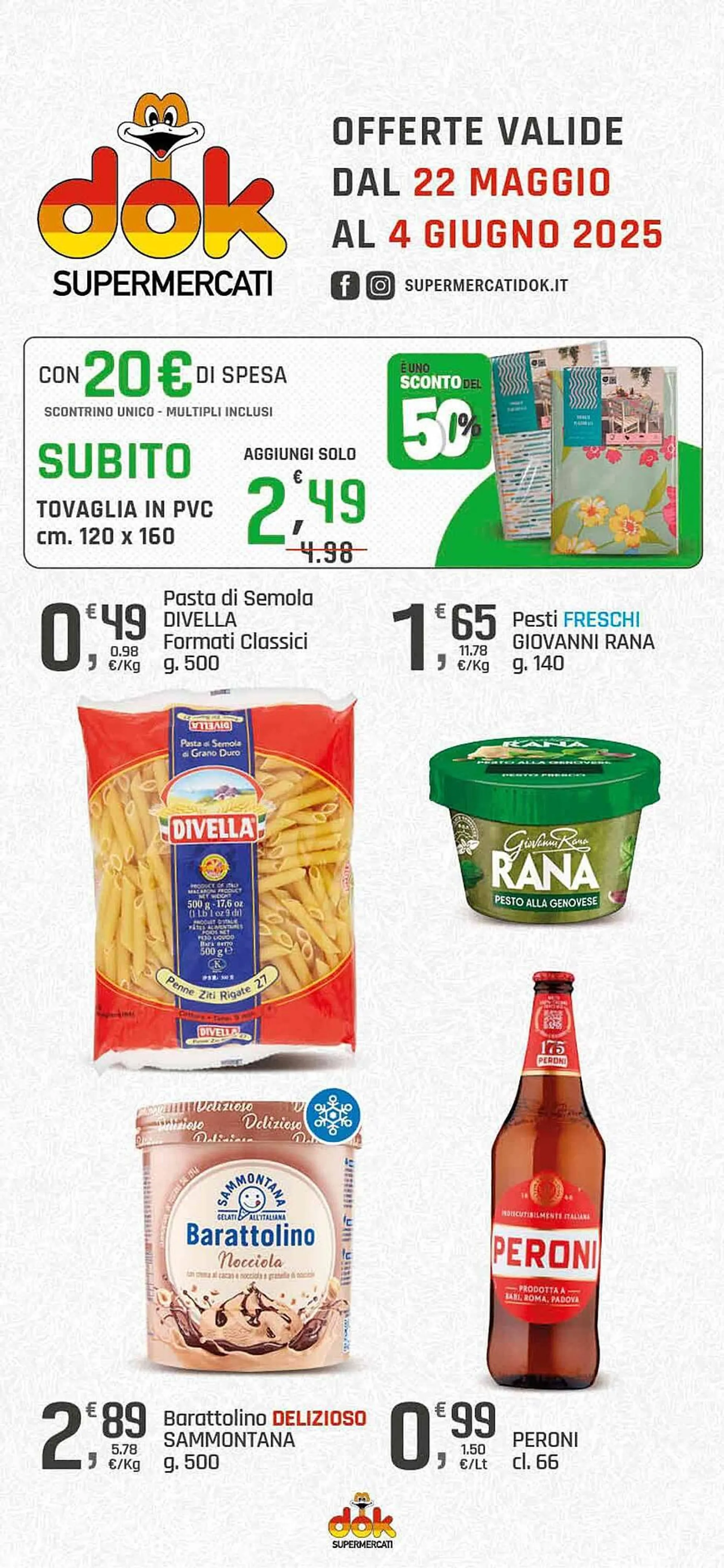 Volantino Supermercati Dok - 1