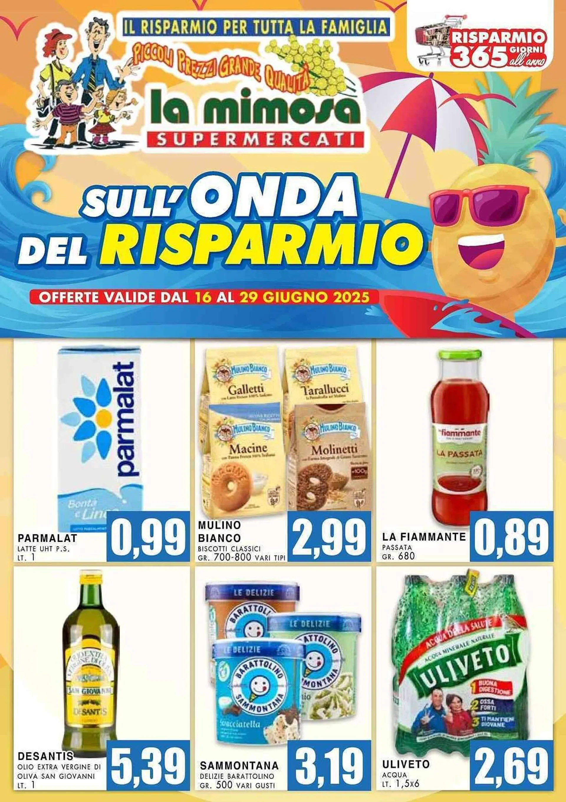 Volantino La Mimosa Supermercati - 1