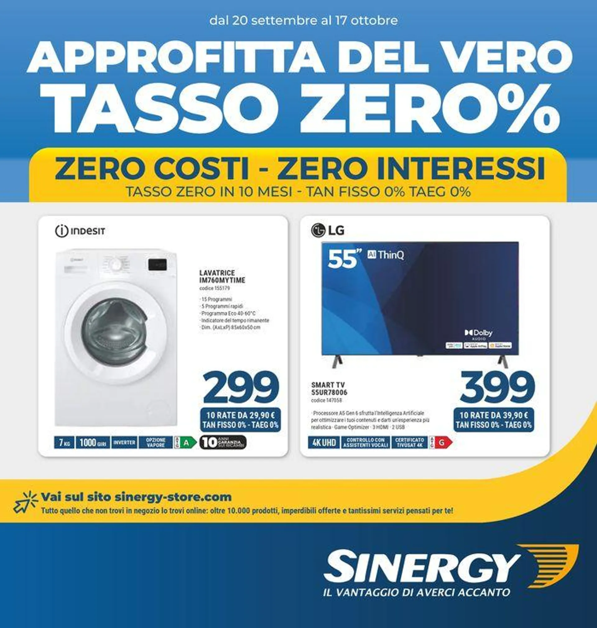 Approfitta del vero tasso zero % - 1