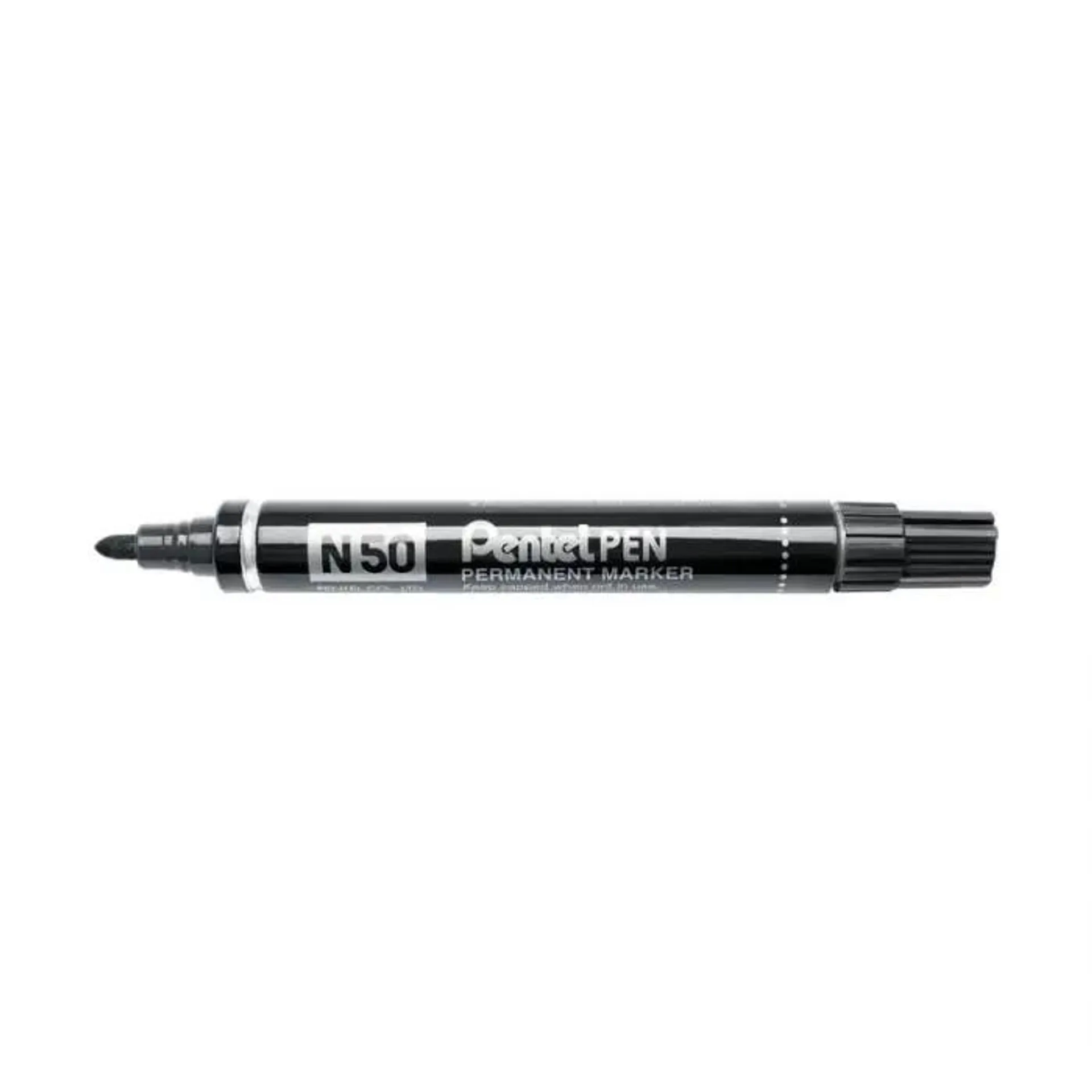 Marcatore permanente pentel n50- punta tonda nero