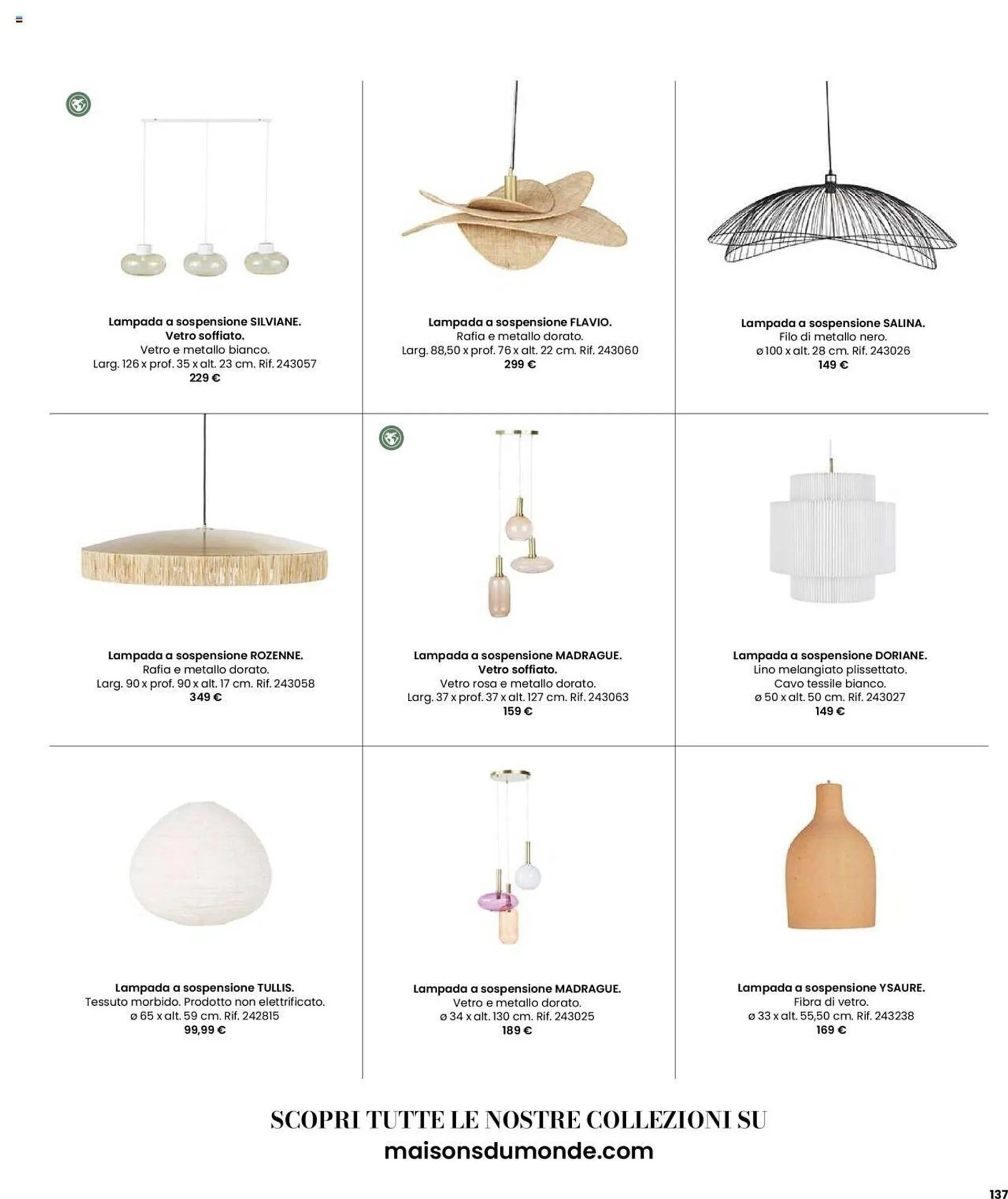 Volantino Maisons du Monde da 1 settembre a 12 gennaio di 2025 - Pagina del volantino 139