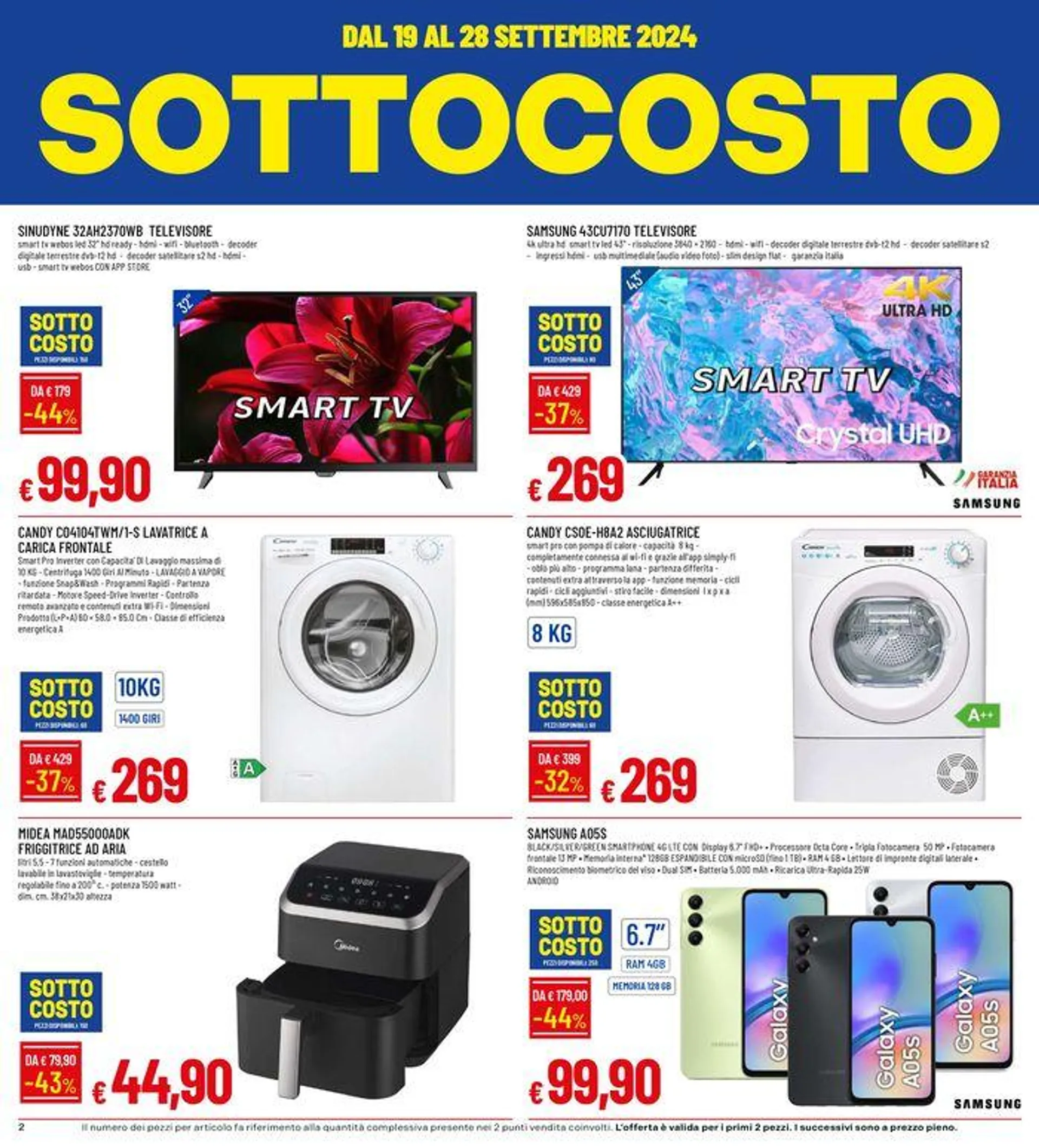 Sottocosto da 19 settembre a 2 ottobre di 2024 - Pagina del volantino 2