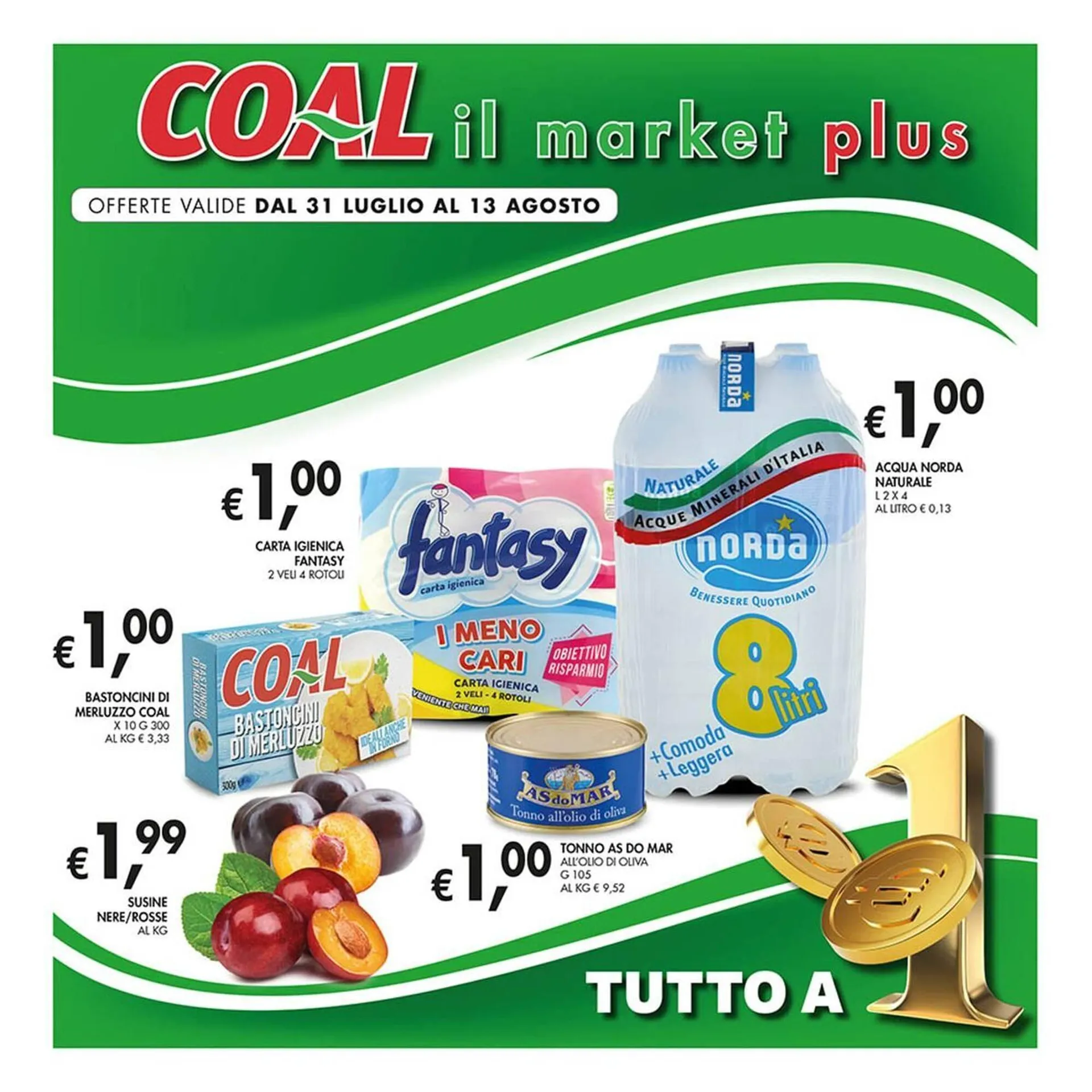 Volantino Maxi Coal da 31 luglio a 13 agosto di 2025 - Pagina del volantino 1