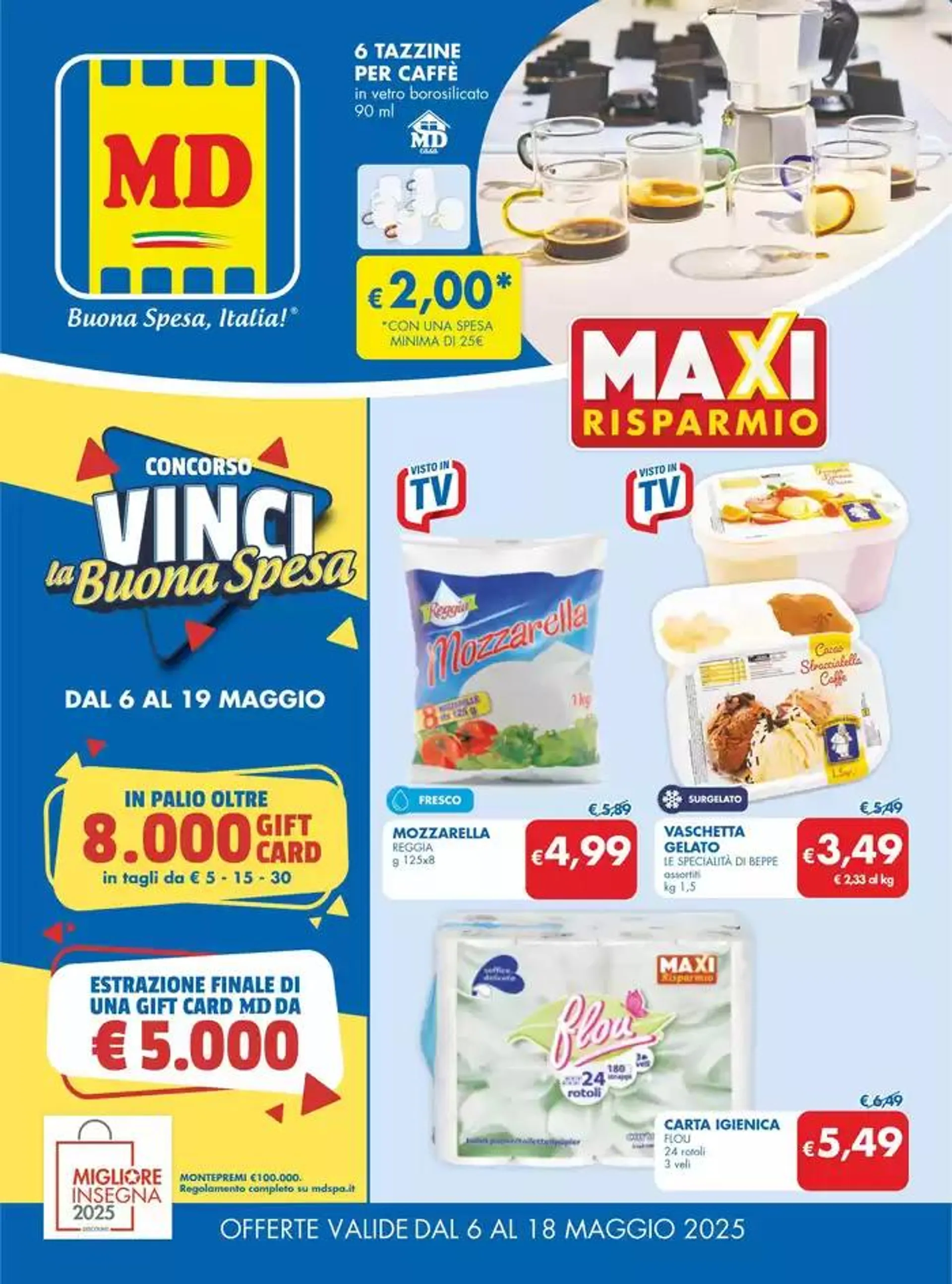 Maxi risparmio da 6 maggio a 18 maggio di 2025 - Pagina del volantino 1