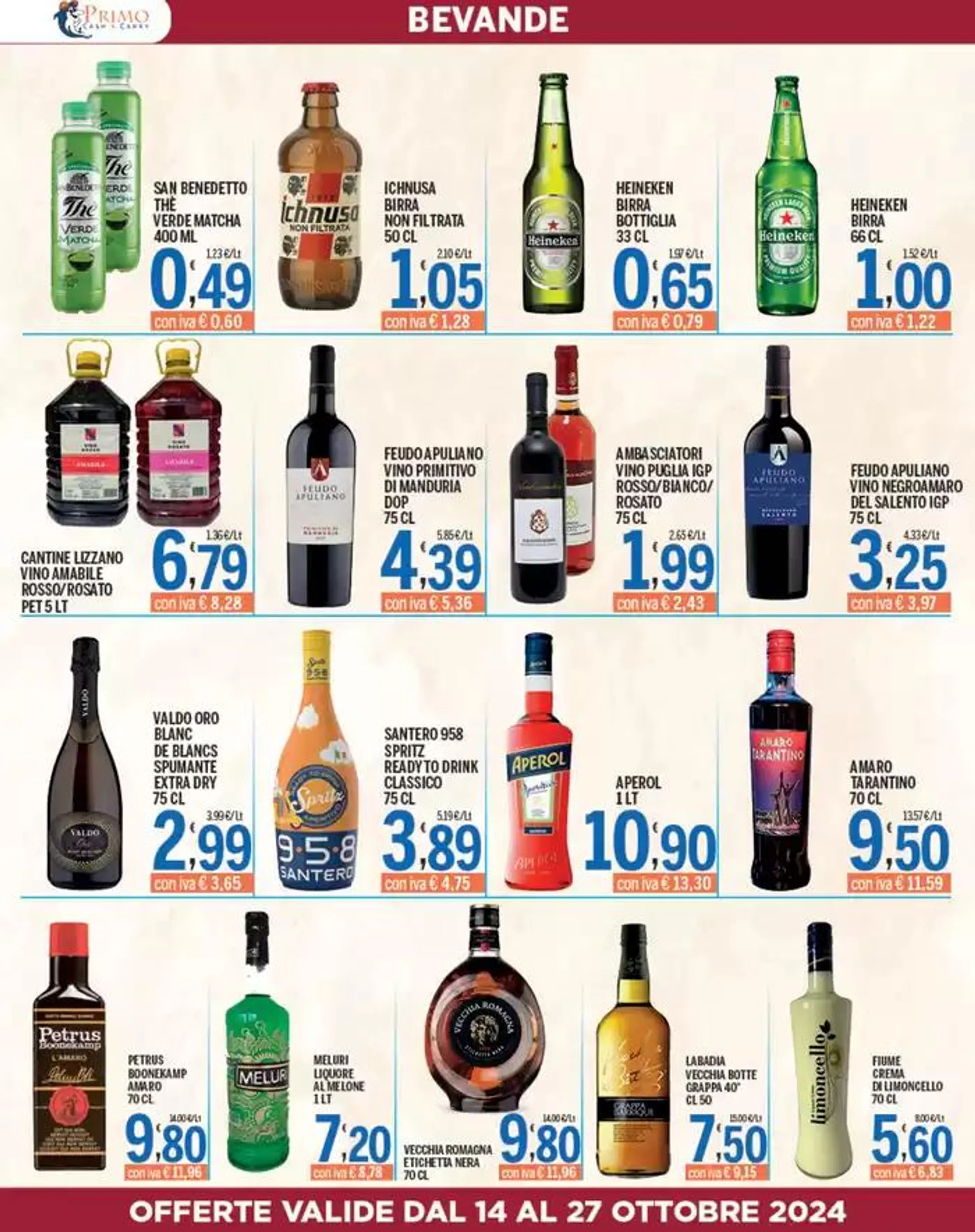 Il primo cash supermercato! da 16 ottobre a 27 ottobre di 2024 - Pagina del volantino 14