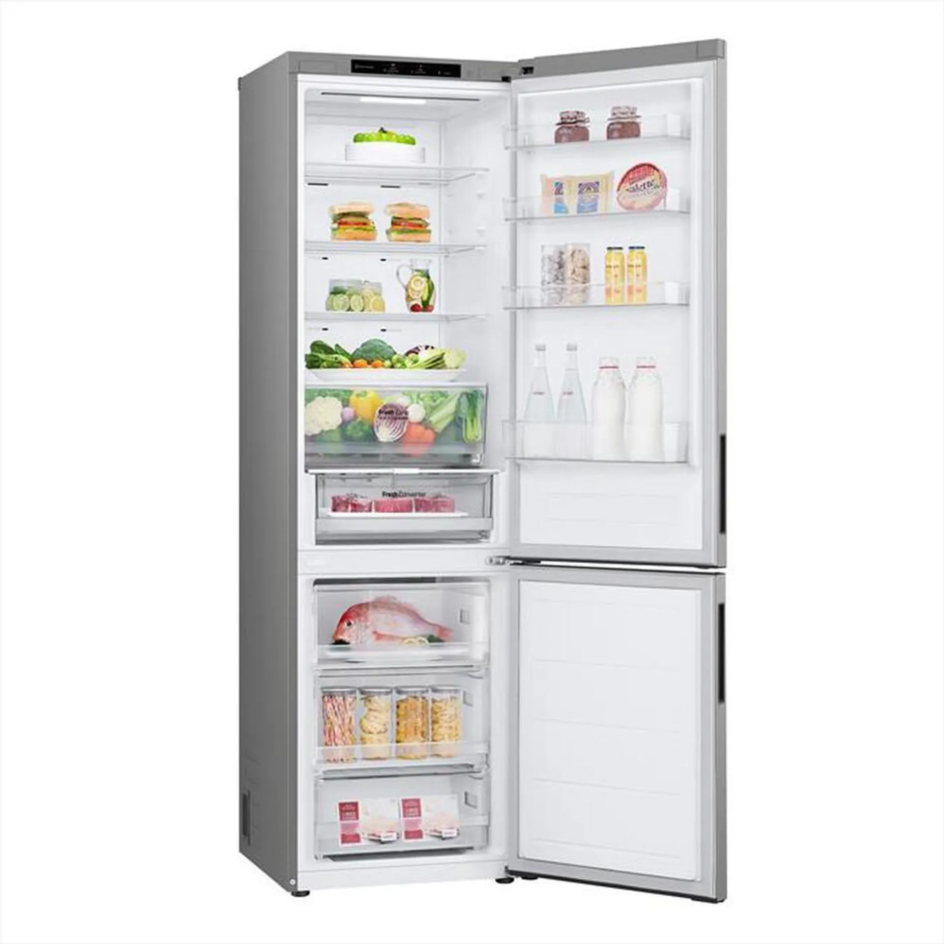 LG - Frigorifero combinato GBV22NCCPY Classe C 387 lt-Prime Silver
