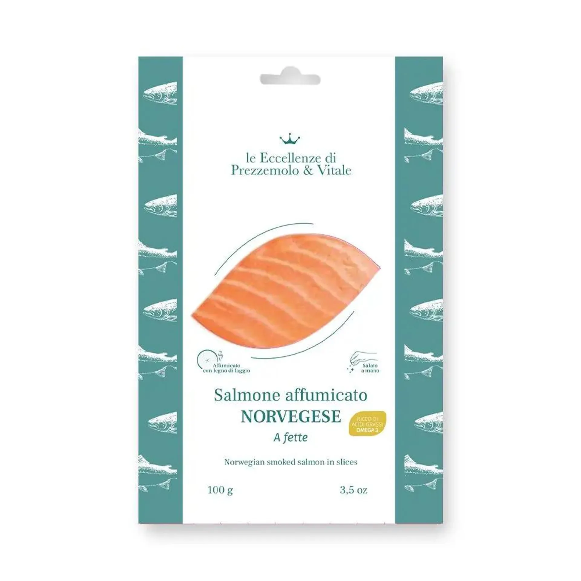 Le Eccellenze P&V Salmone affumicato norvegese gr.100