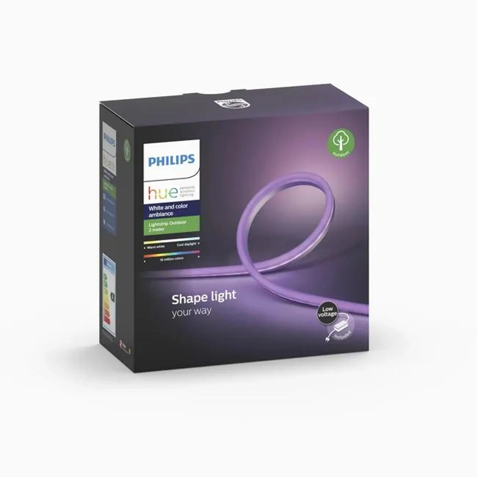 Kit striscia led 2m luce rgb multicolore PHILIPS HUE