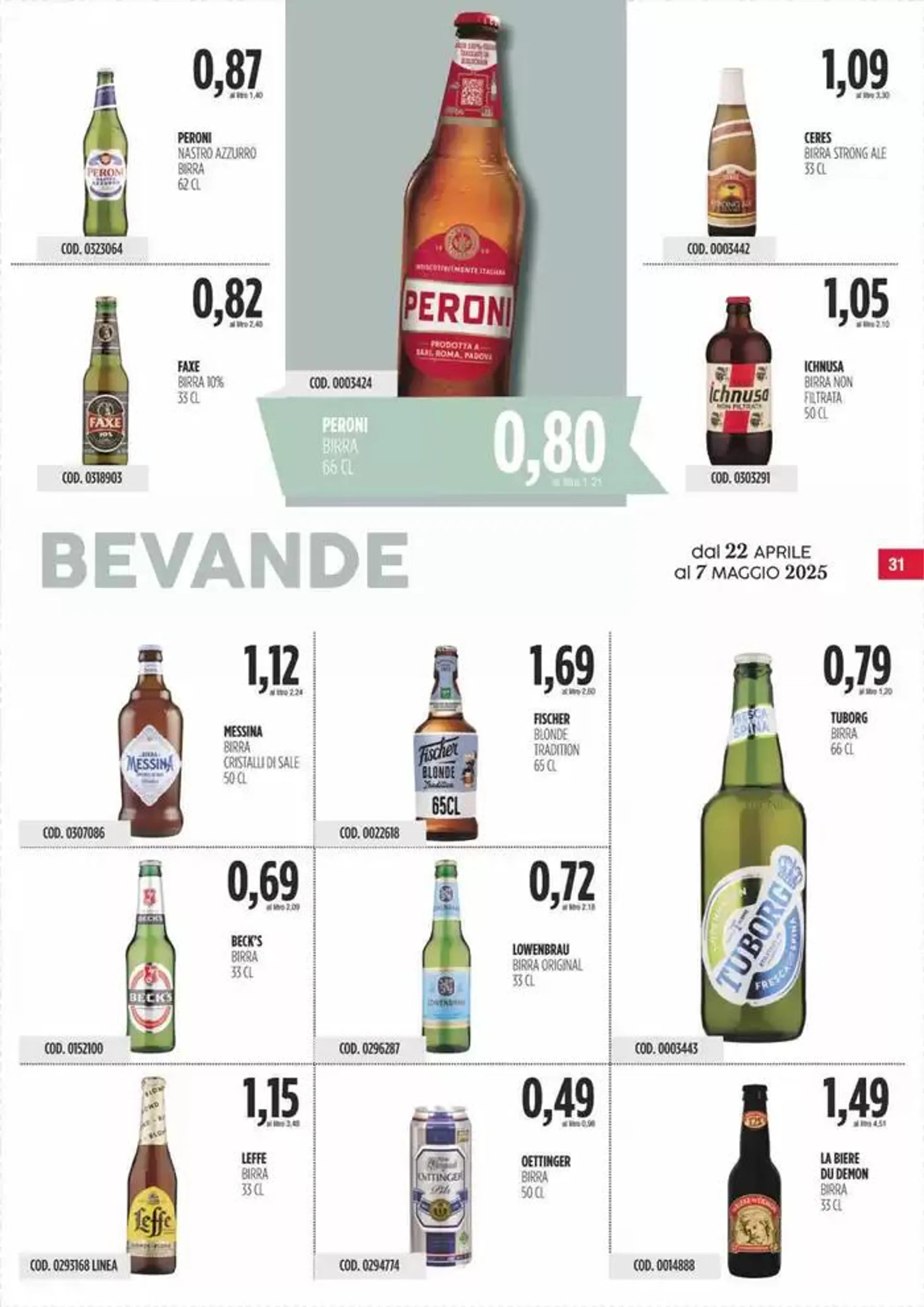 Offerte Carico Cash & Carry da 22 aprile a 7 maggio di 2025 - Pagina del volantino 31