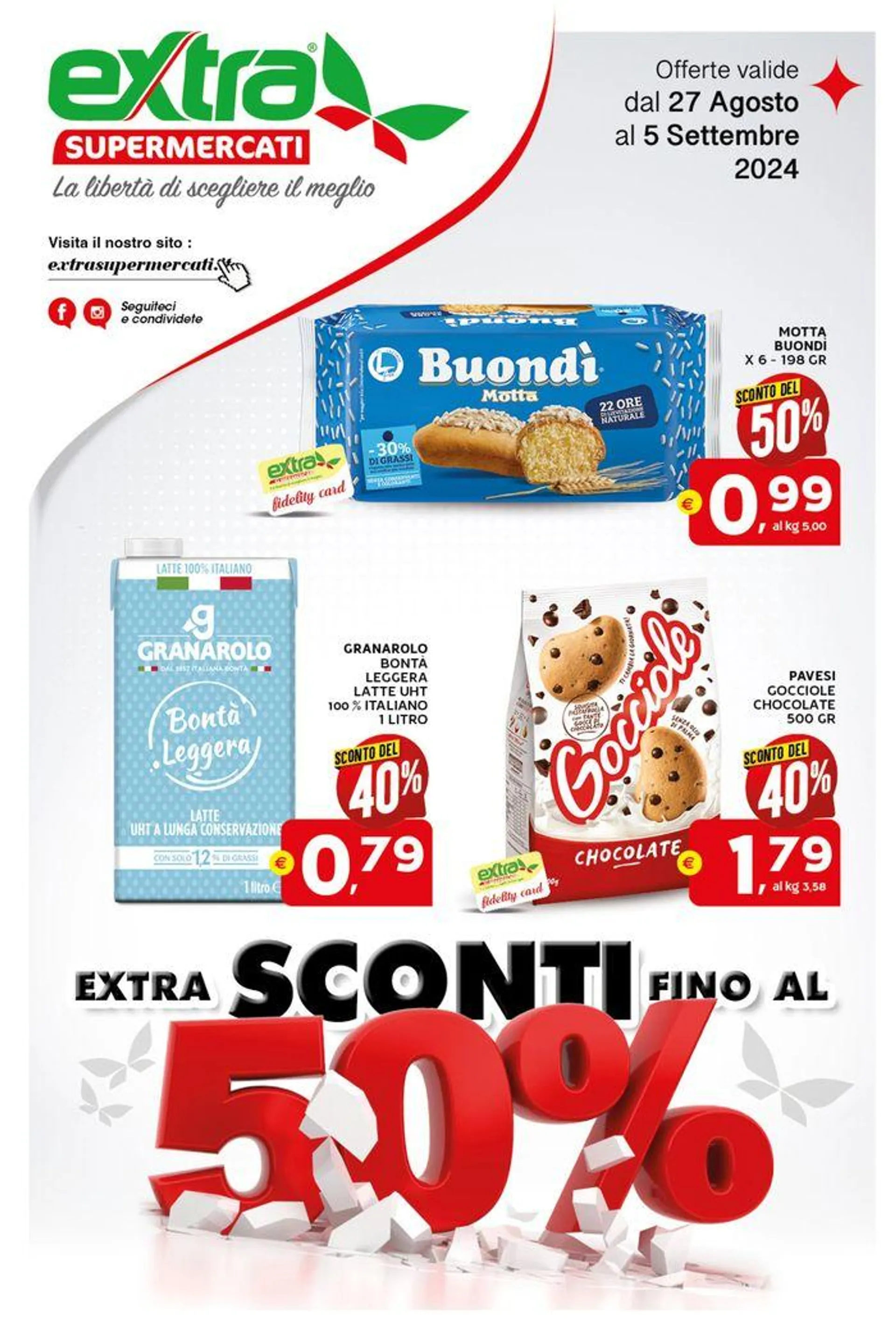 Extra sconti fino al 50% - 1