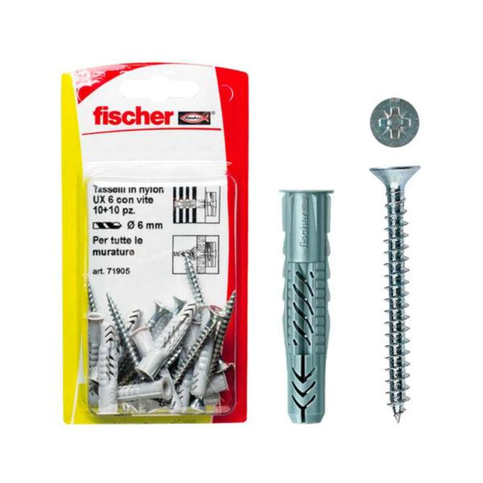 Tasselli Fischer universali UX 5 mm